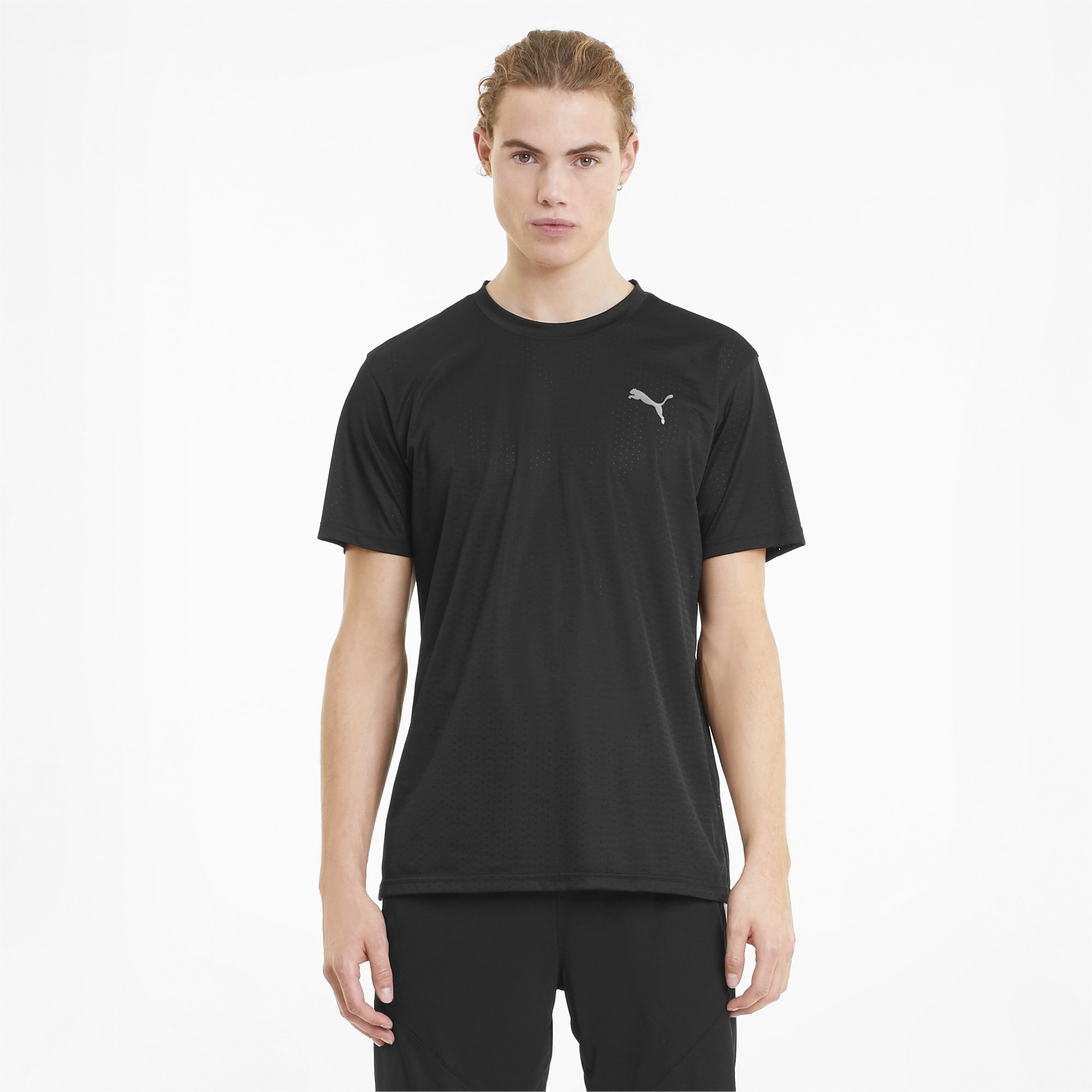 PUMA T-Shirt de sport Favourite Blaster homme, Noir, Taille 3XL, Vêtements
