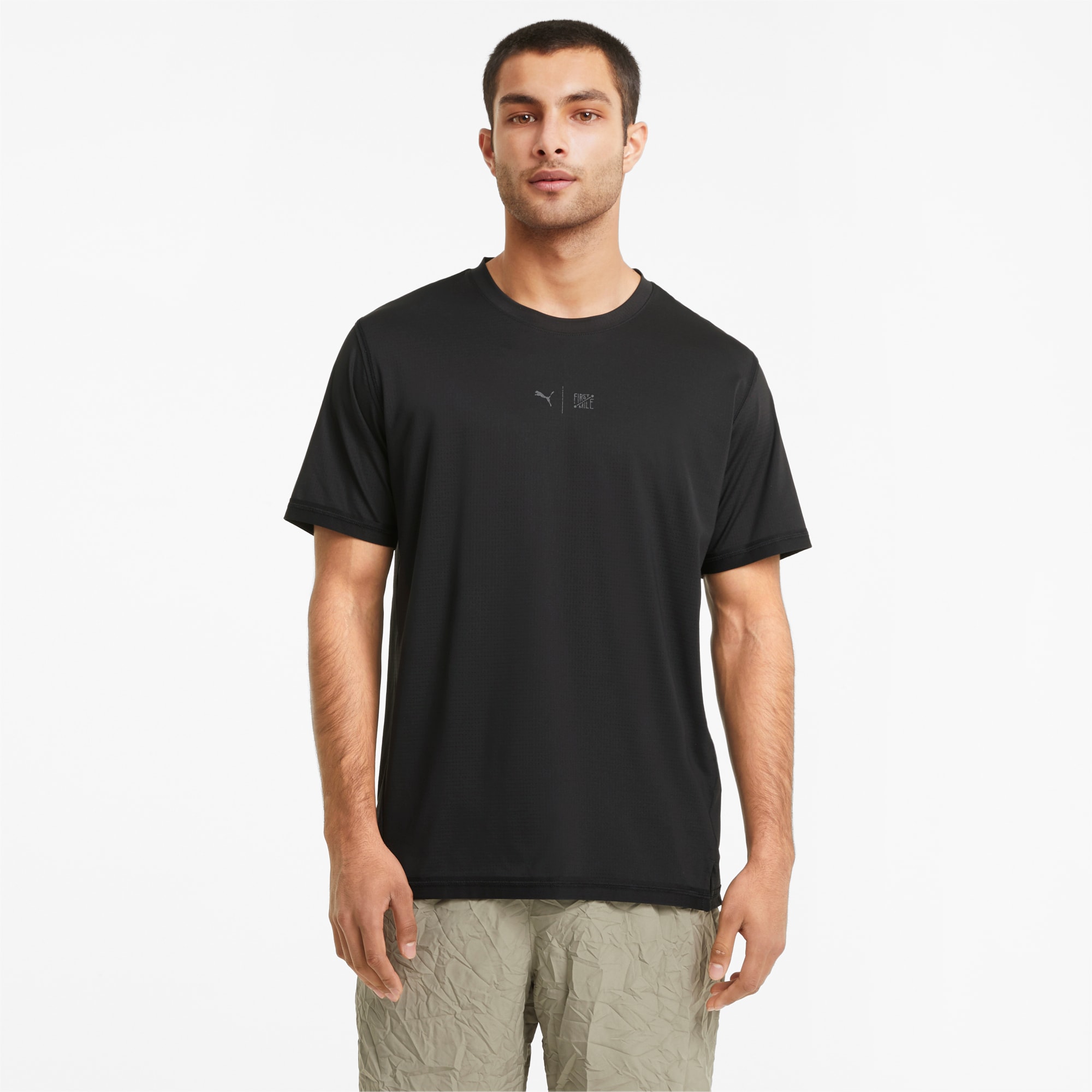 T-Shirt de sport à manches courtes PUMA x FIRST MILE homme, Noir, Taille M, Vêtements