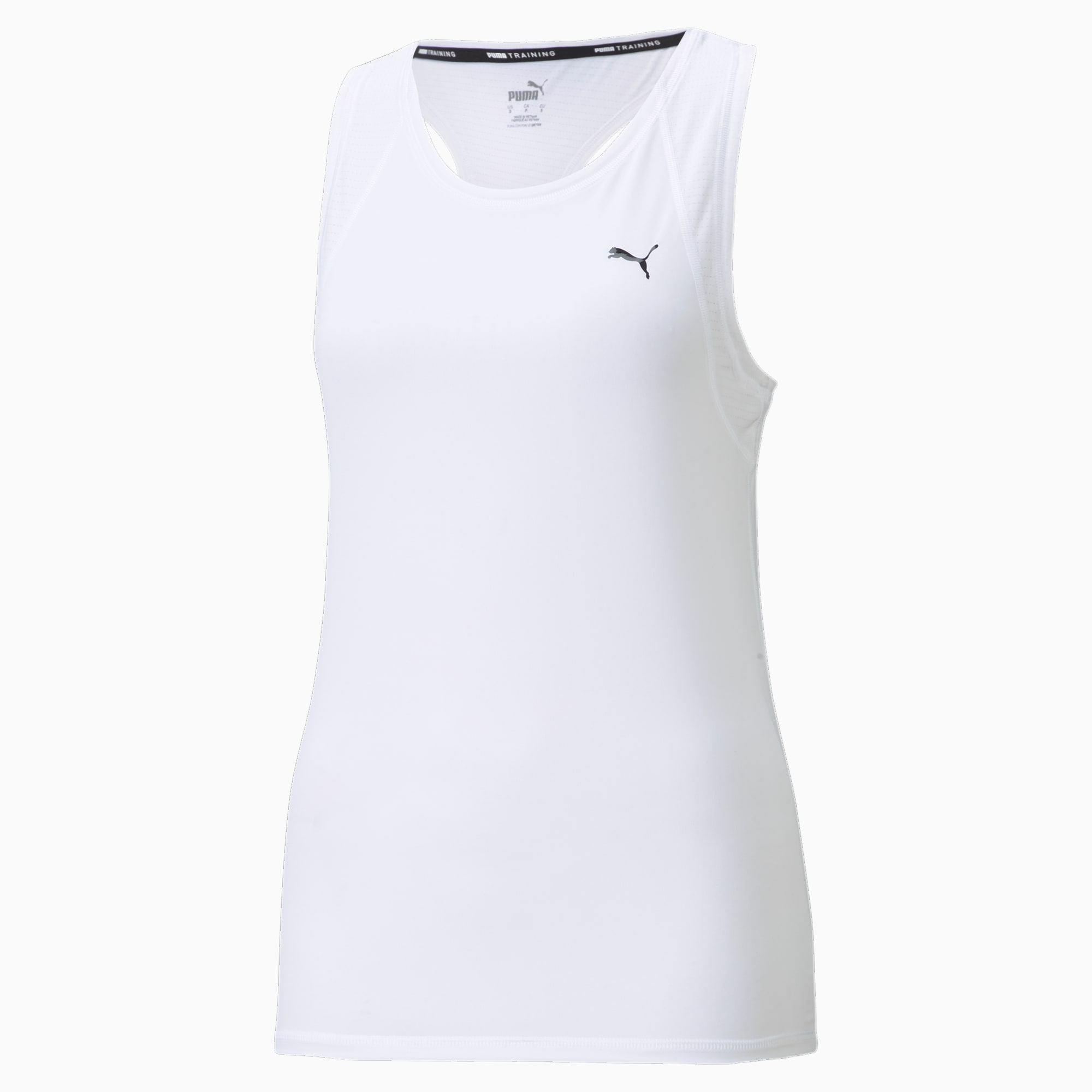 PUMA Favourite Damen Trainings-Tank-Top, Weiß, Größe: M, Kleidung