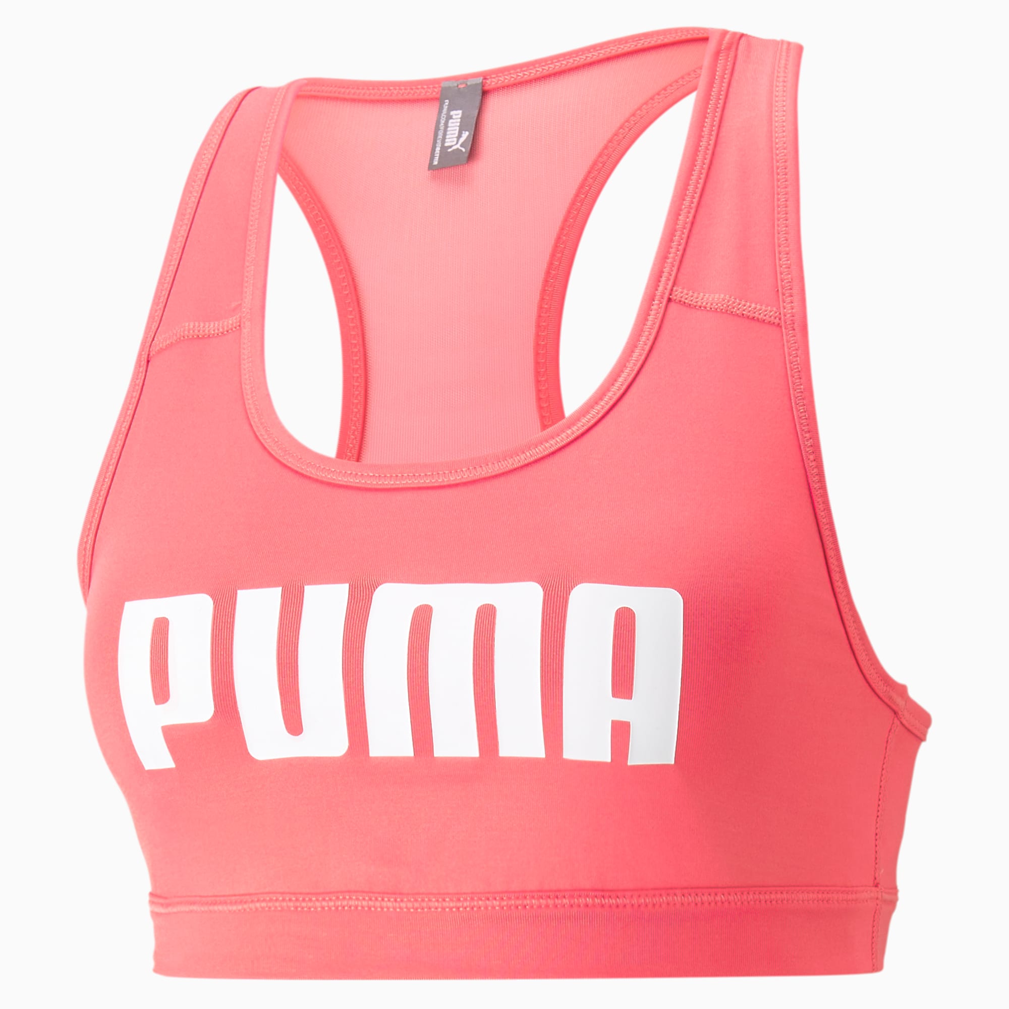 PUMA Mid Support 4Keeps Sport-BH Damen, Mehrfarbig, Größe: 3XL, Kleidung