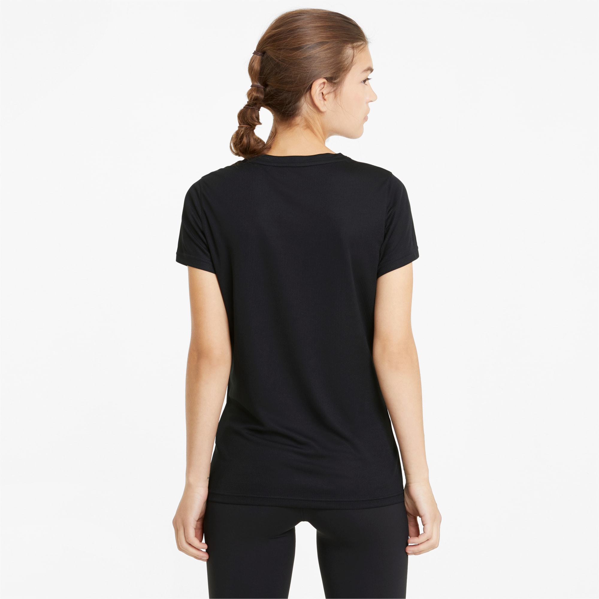 PUMA Performance Damen Trainings-T-Shirt, Schwarz, Größe: XL, Kleidung