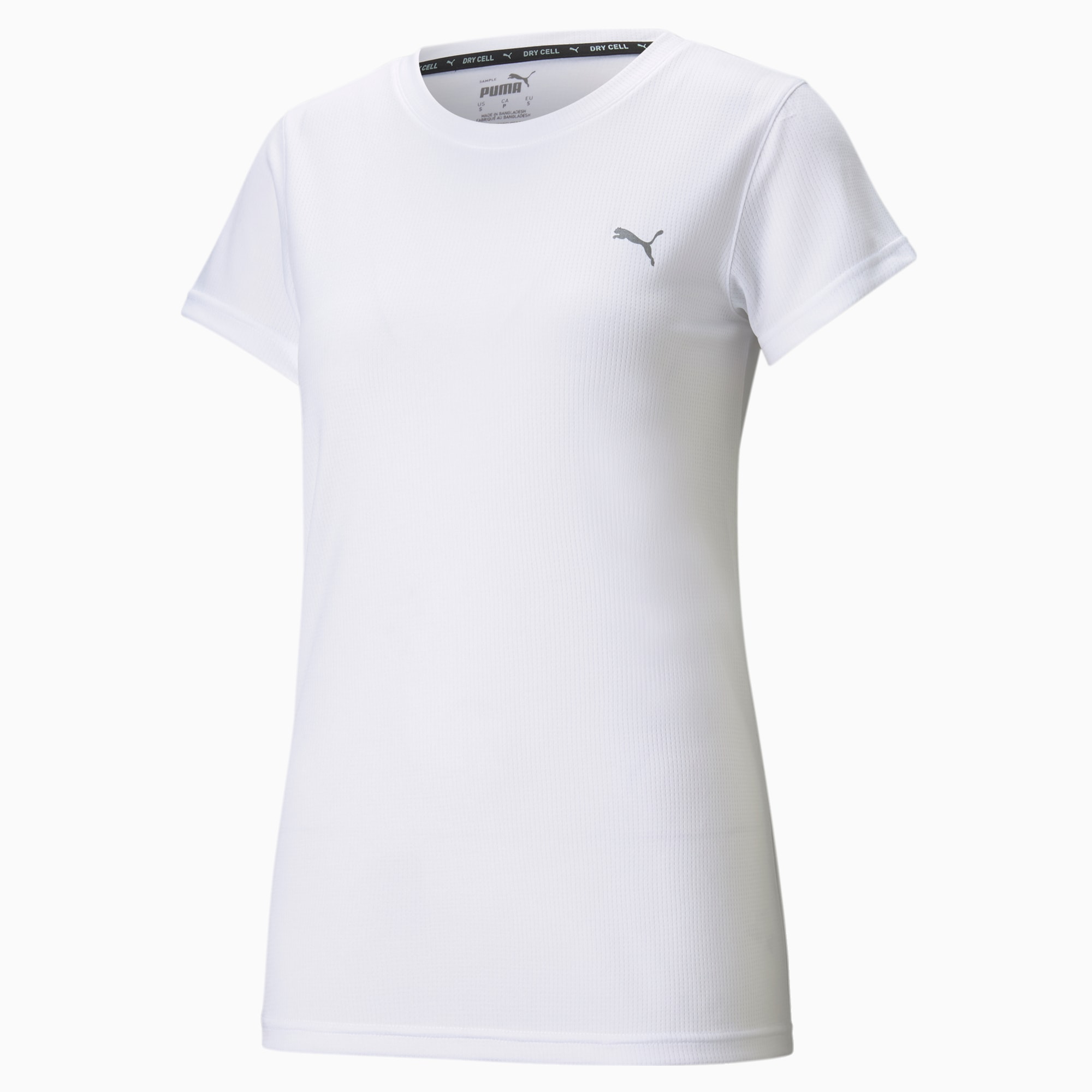 PUMA Performance Women's Training T-Shirt, White, Size S, Clothing