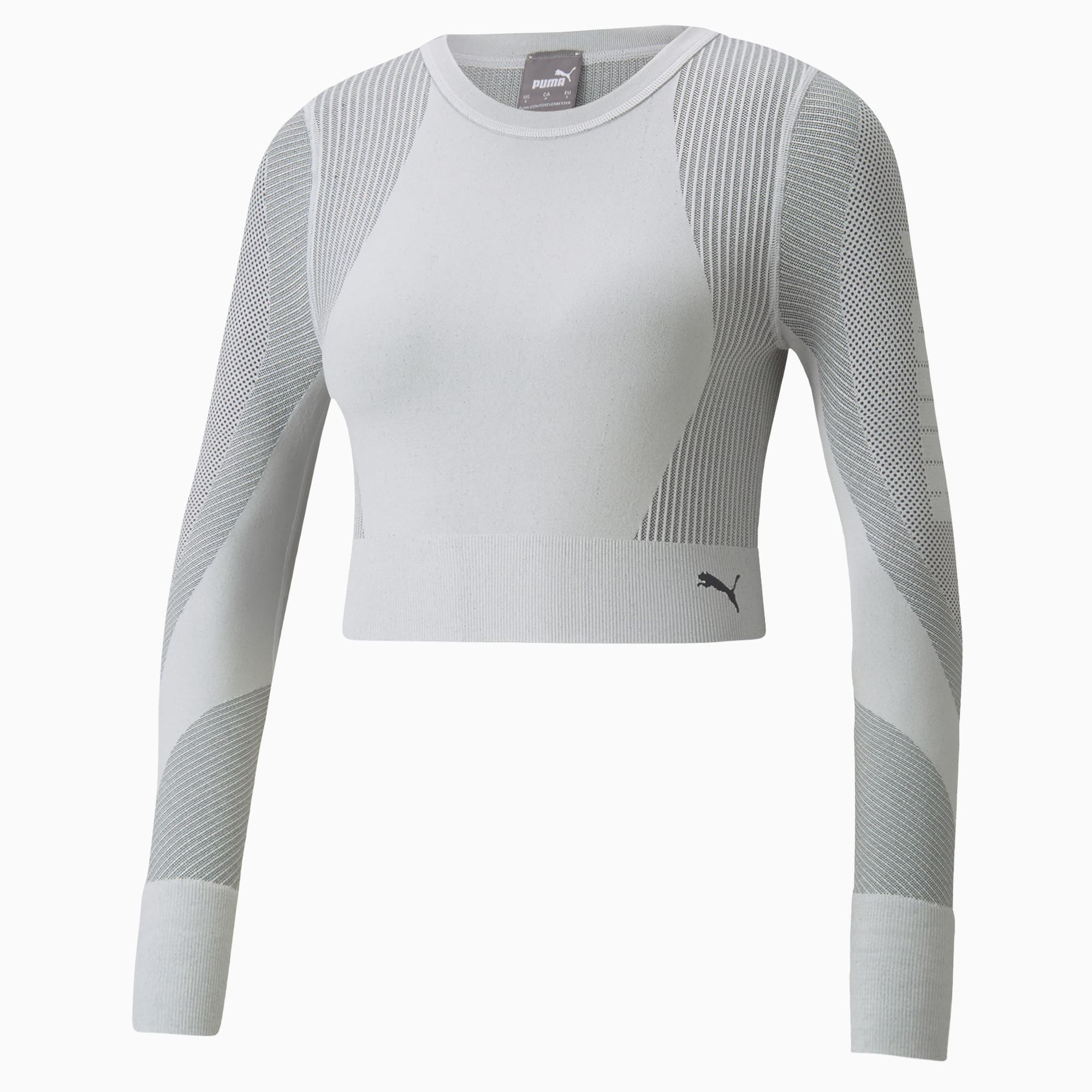 Seamless Long Sleeve Fitted Women's Training Tee
