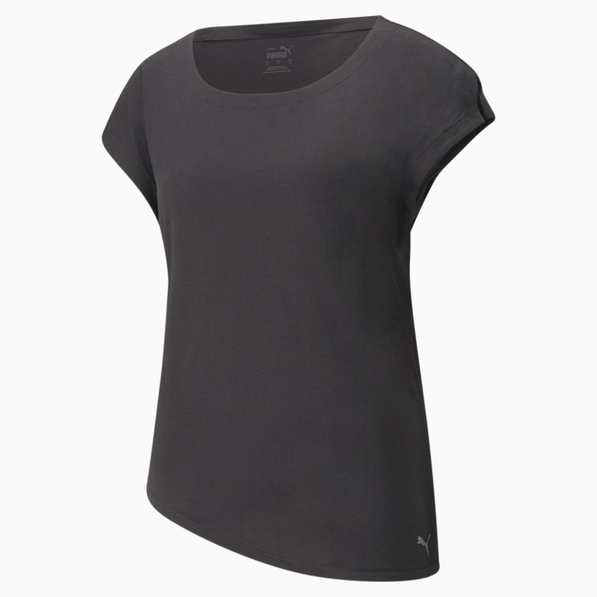 PUMA Studio Foundation Women's Training T-Shirt, Black, Size L, Clothing
