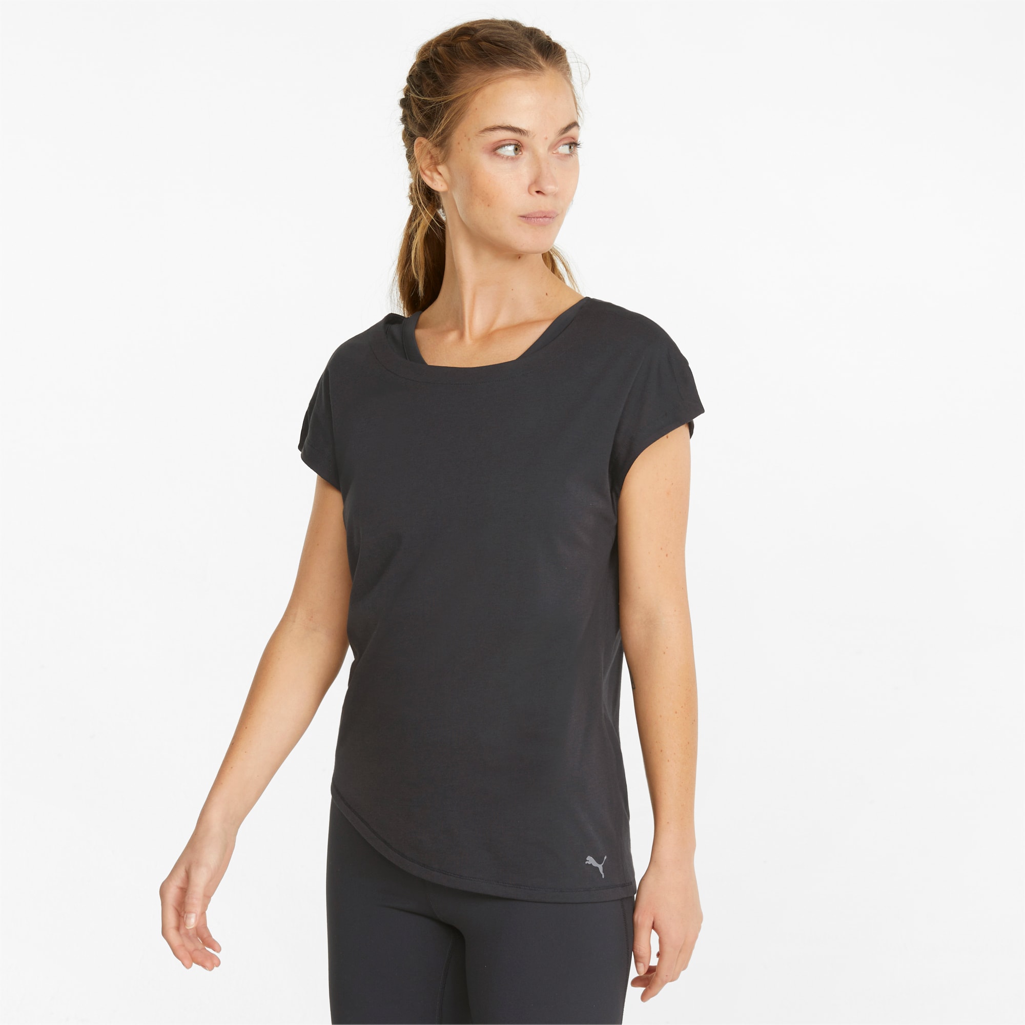 PUMA Studio Foundation Women's Training T-Shirt, Black, Size XXL, Clothing