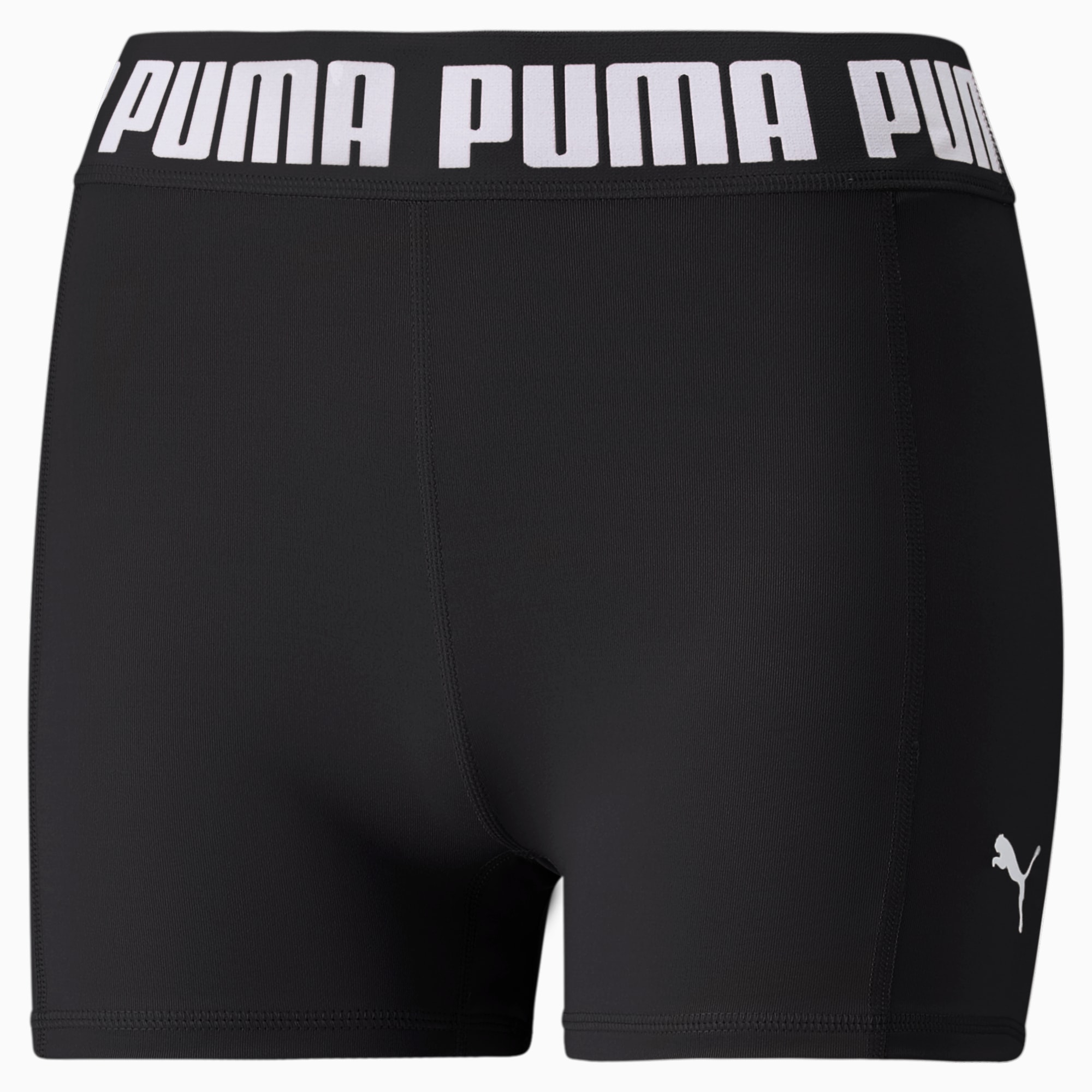 PUMA Short De Fitness Moulant Strong 8cm Femme, Noir