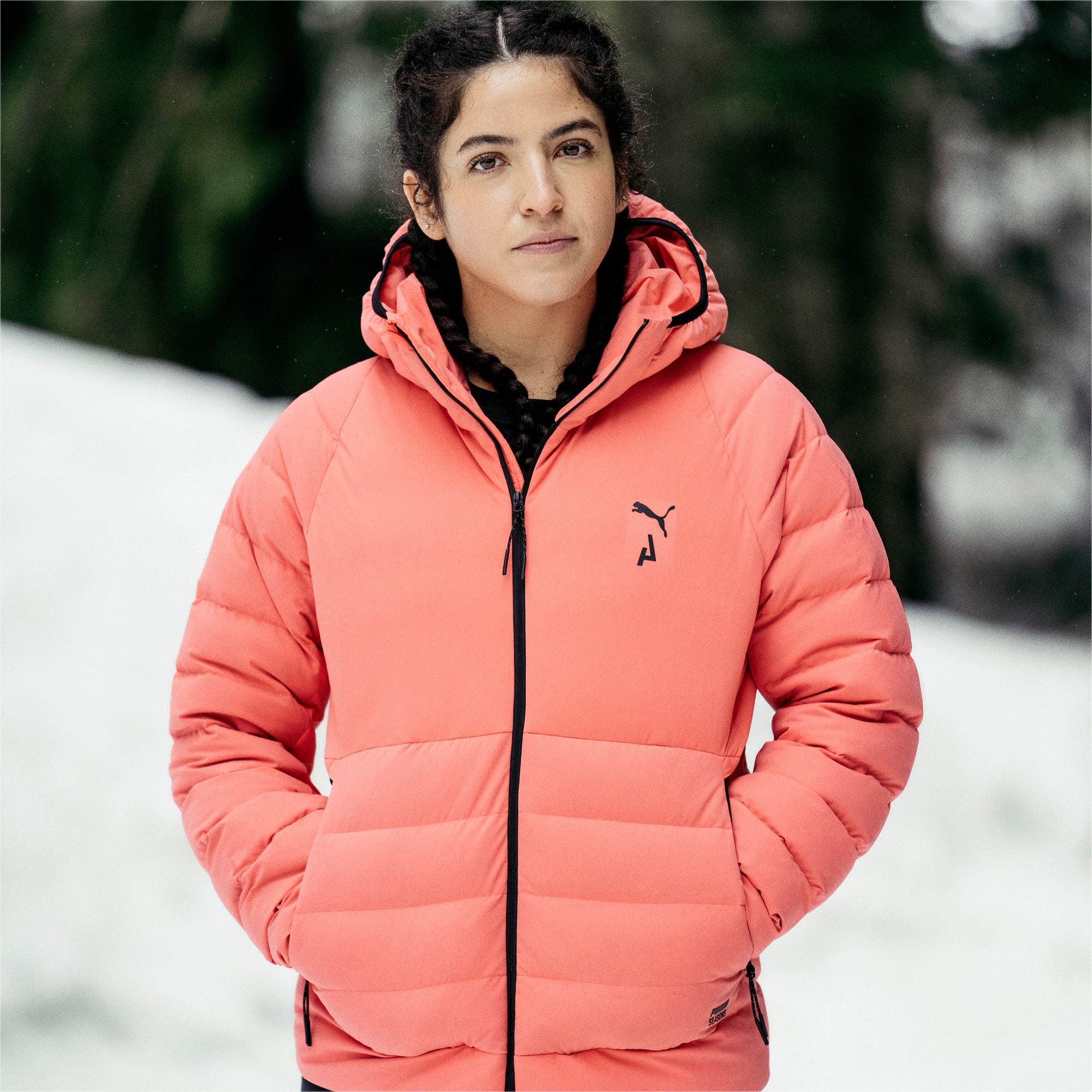 Puma puma seasons down outdoorjas oranje dames