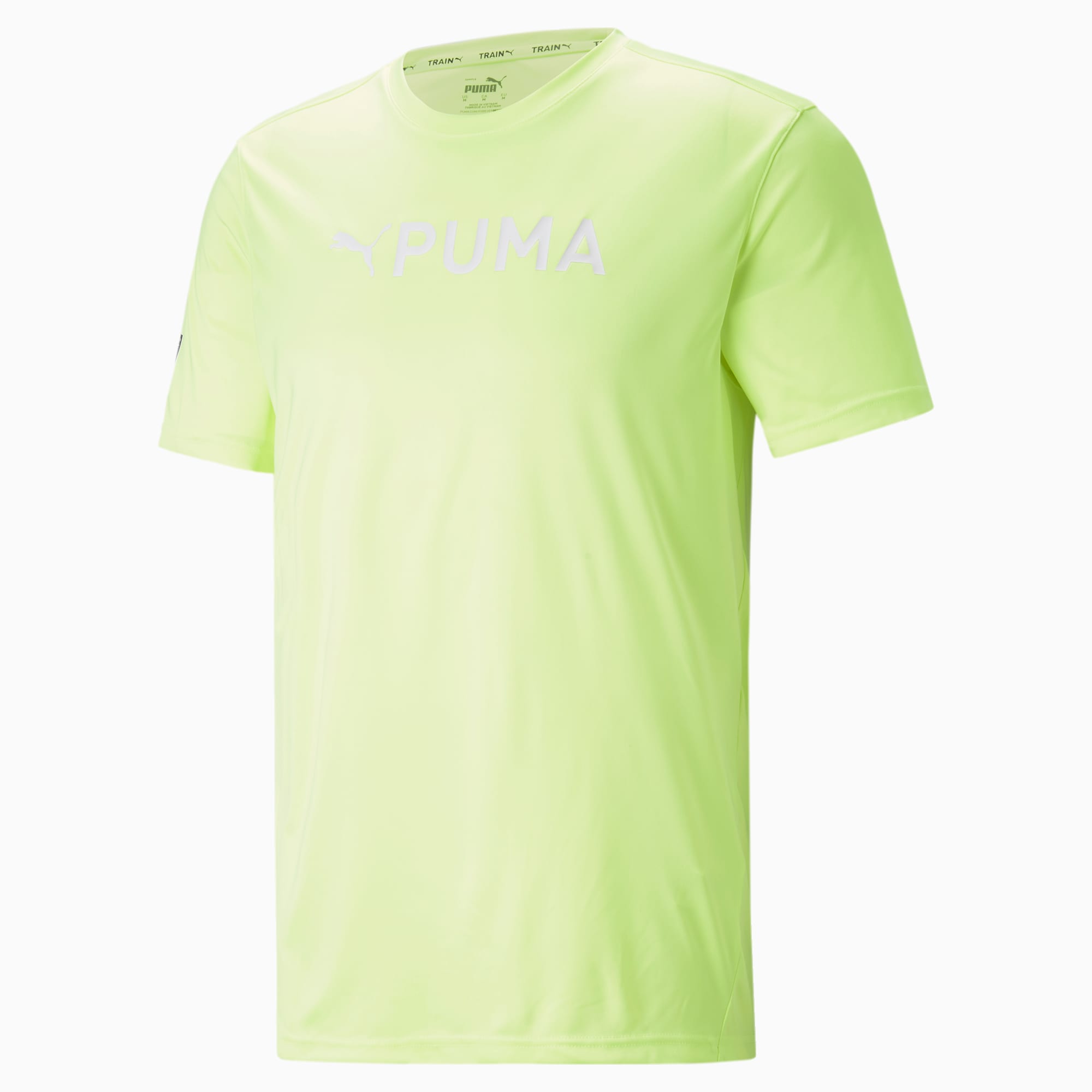 PUMA Fit Trainings-T-Shirt Herren, Gelb, Größe: XS, Kleidung