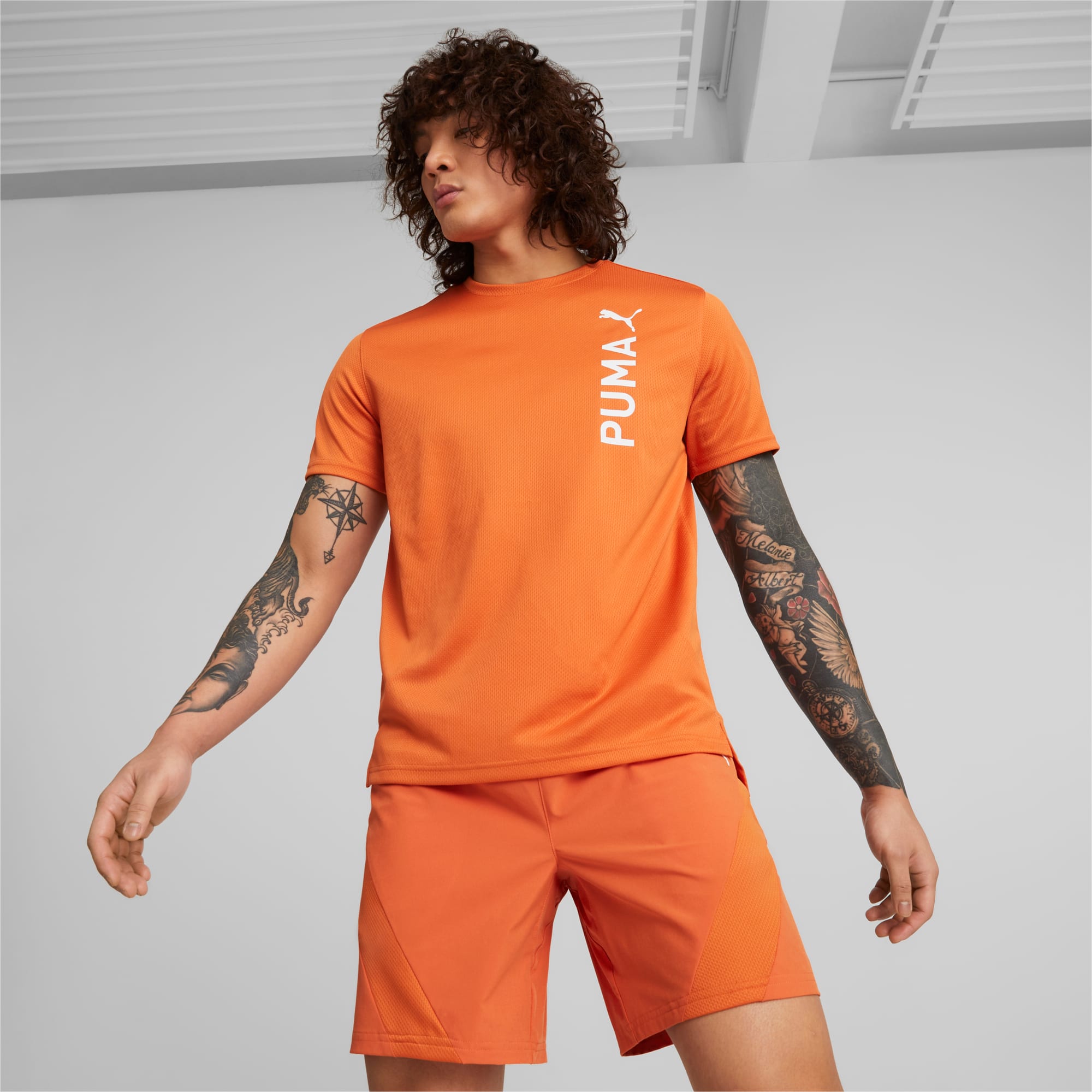 PUMA Fit Ultrabreathe Trainings-T-Shirt Herren, Rot, Größe: XXL, Kleidung