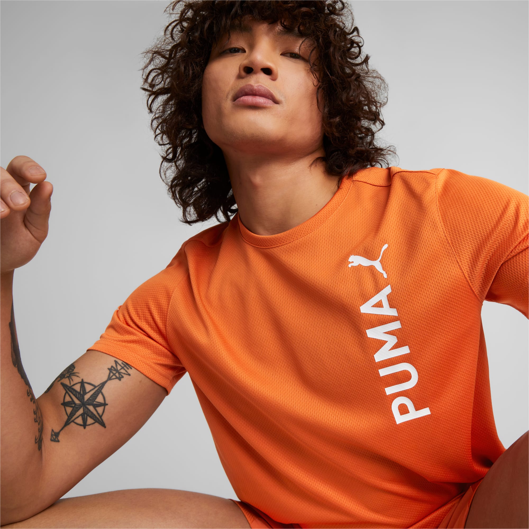 PUMA Fit Ultrabreathe Trainings-T-Shirt Herren, Rot, Größe: XS, Kleidung