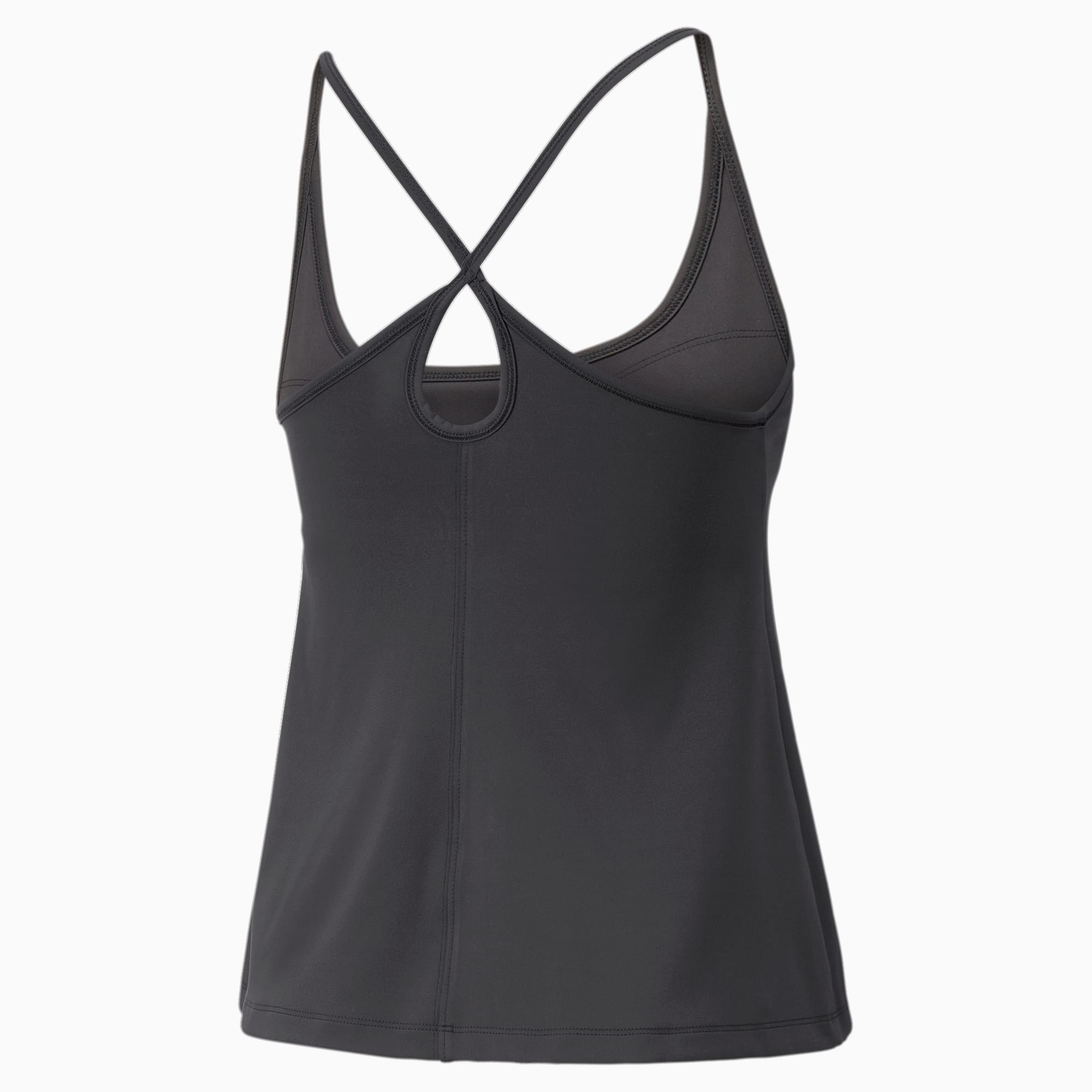 PUMA Studio Ultrabare twee-in-Ã©Ã©n trainingstanktop voor Dames, Zwart