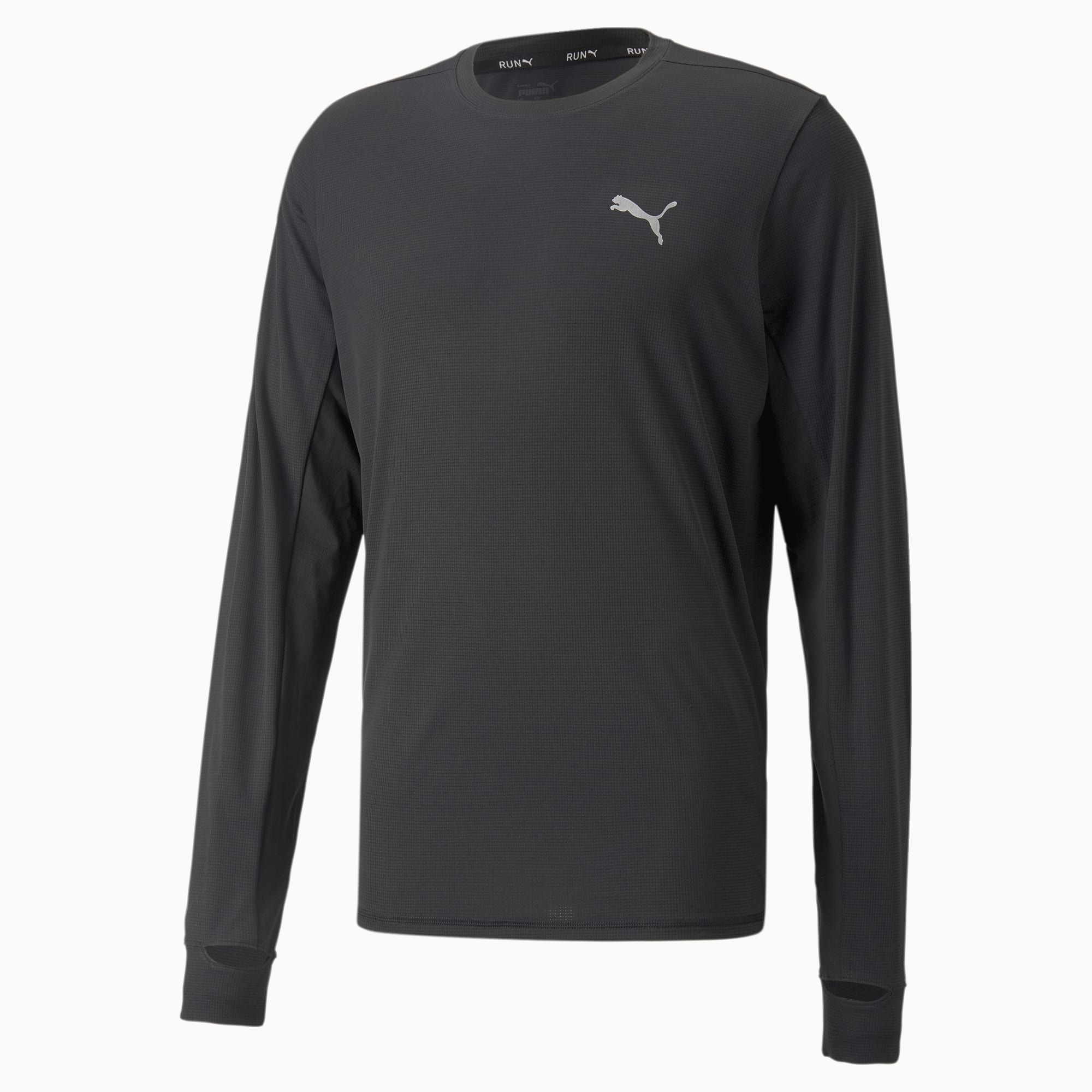 PUMA Run Favourite Long Sleeve Running T-Shirt Men, Black, Size XS, Clothing