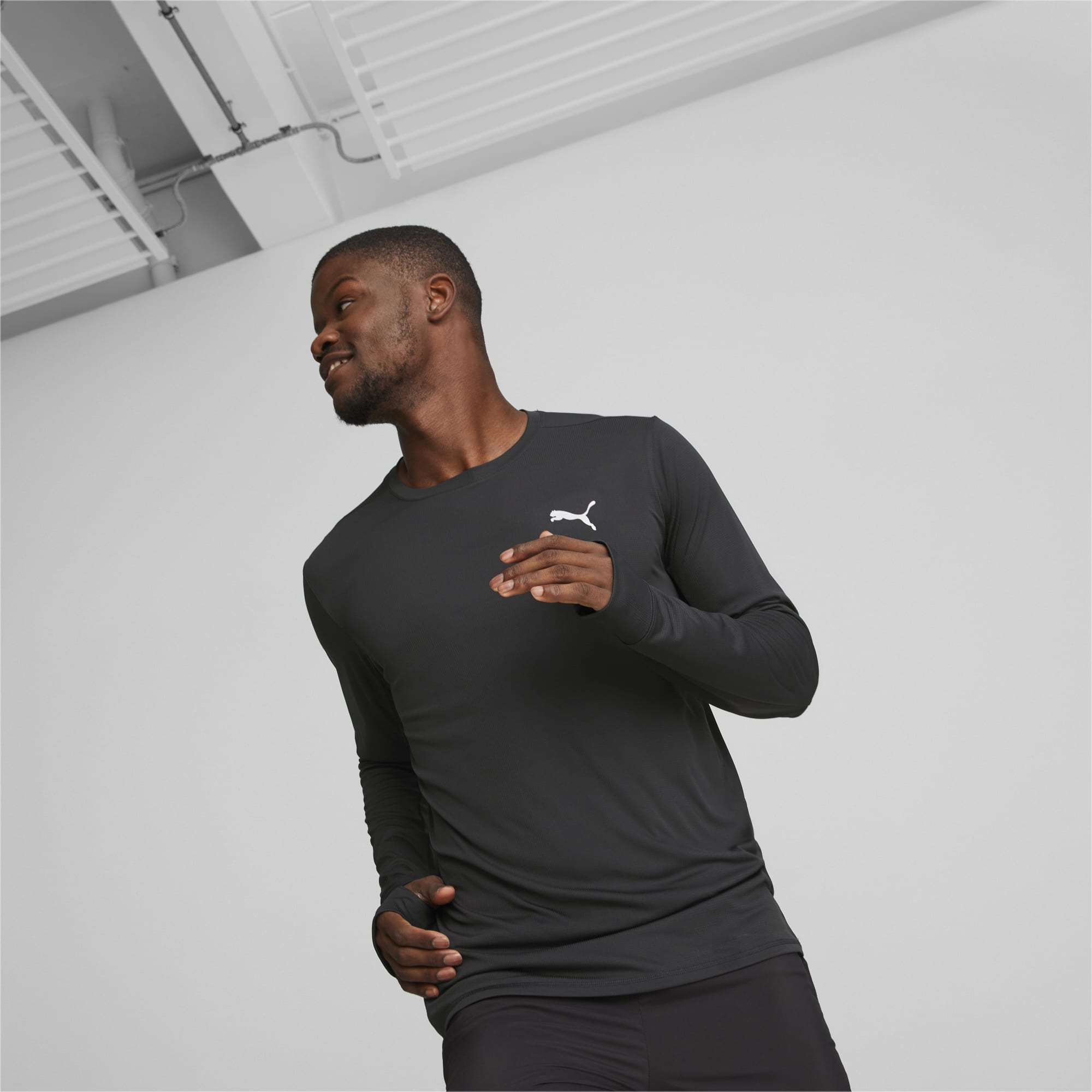 PUMA T-Shirt De Running à Manches Longues RUN FAVOURITE Homme, Noir