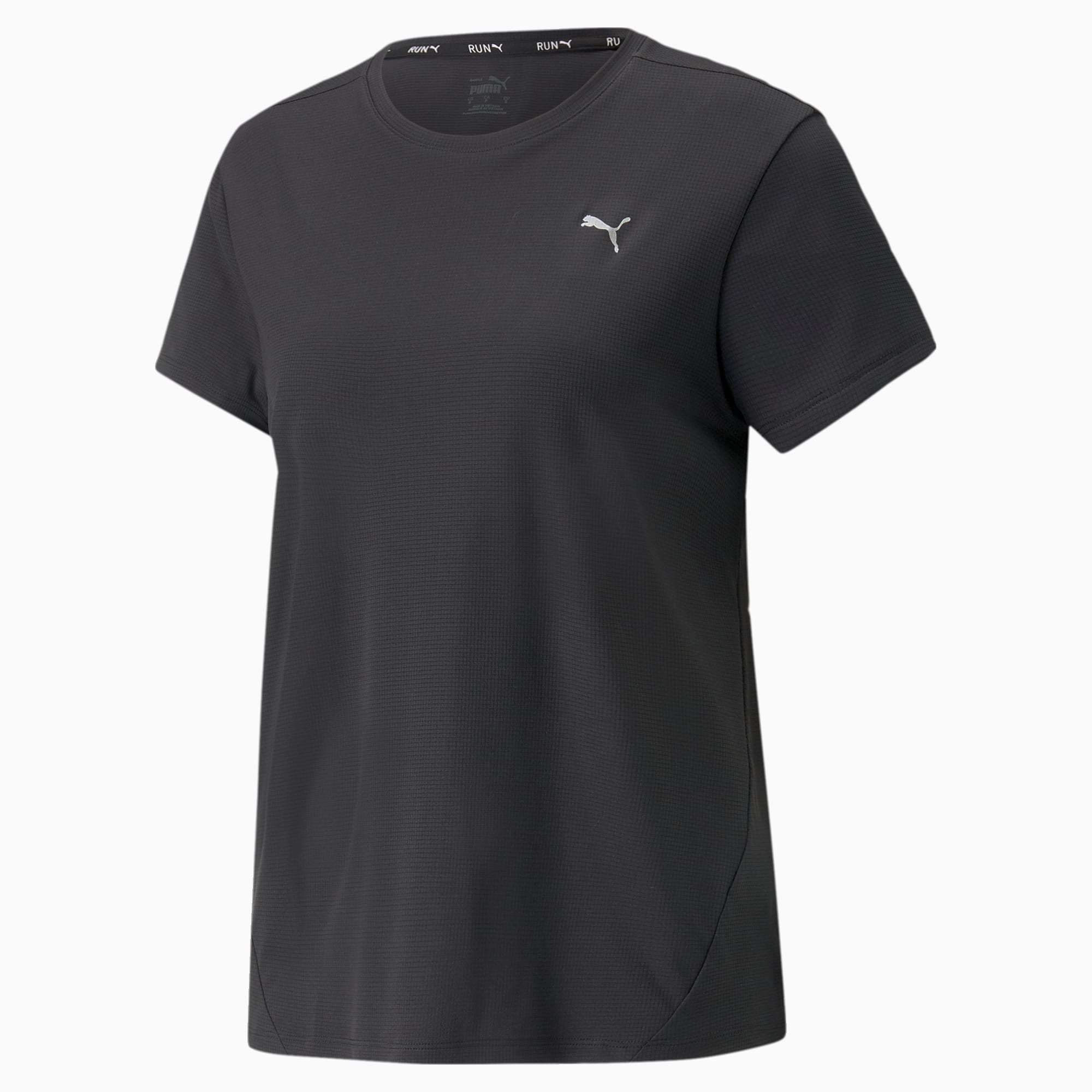 PUMA T-Shirt De Running à Manches Courtes Favourite Femme, Noir