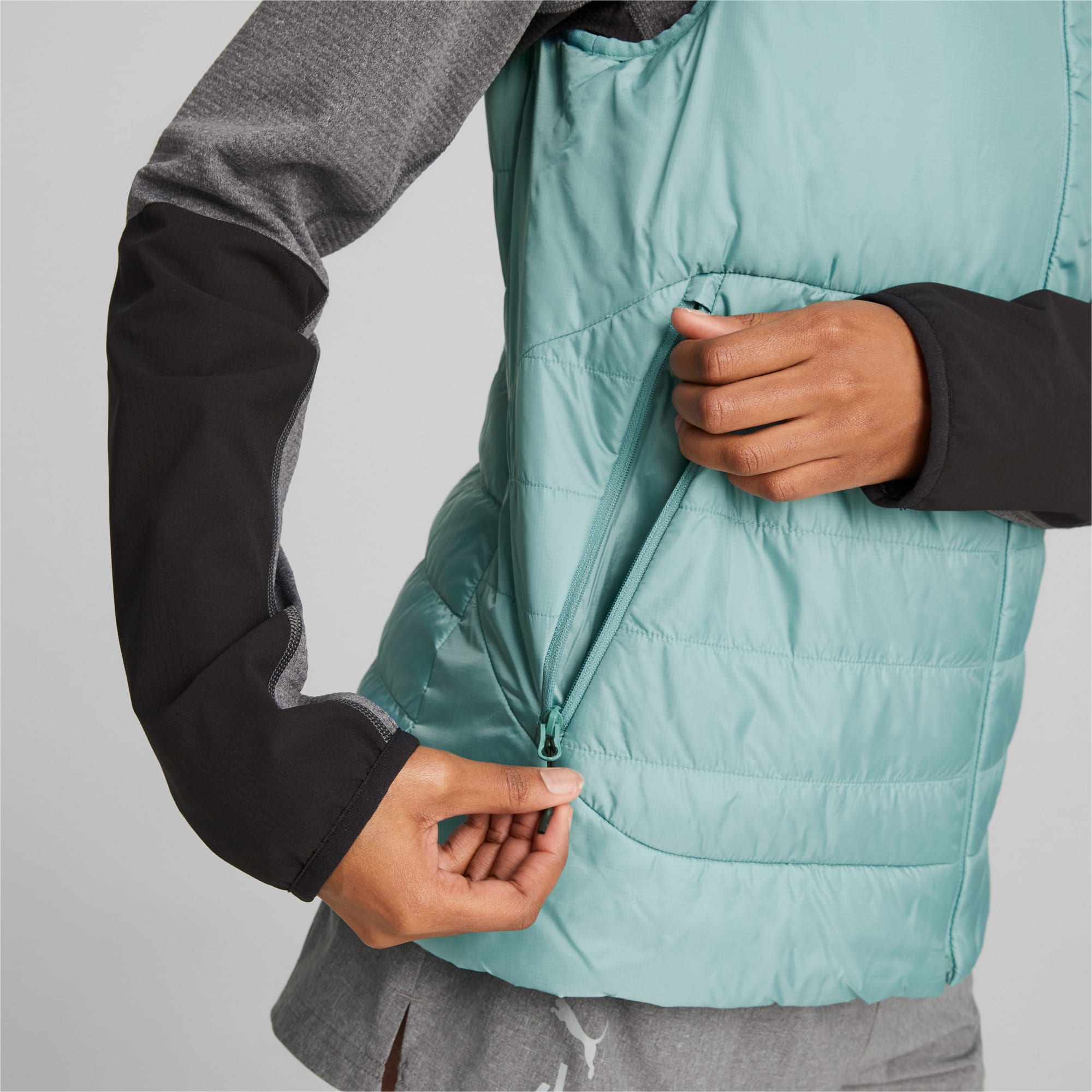 PUMA Seasons Reversible Primaloft Hiking Vest Women Women's Jacket, Adriatic, Size XS, Clothing