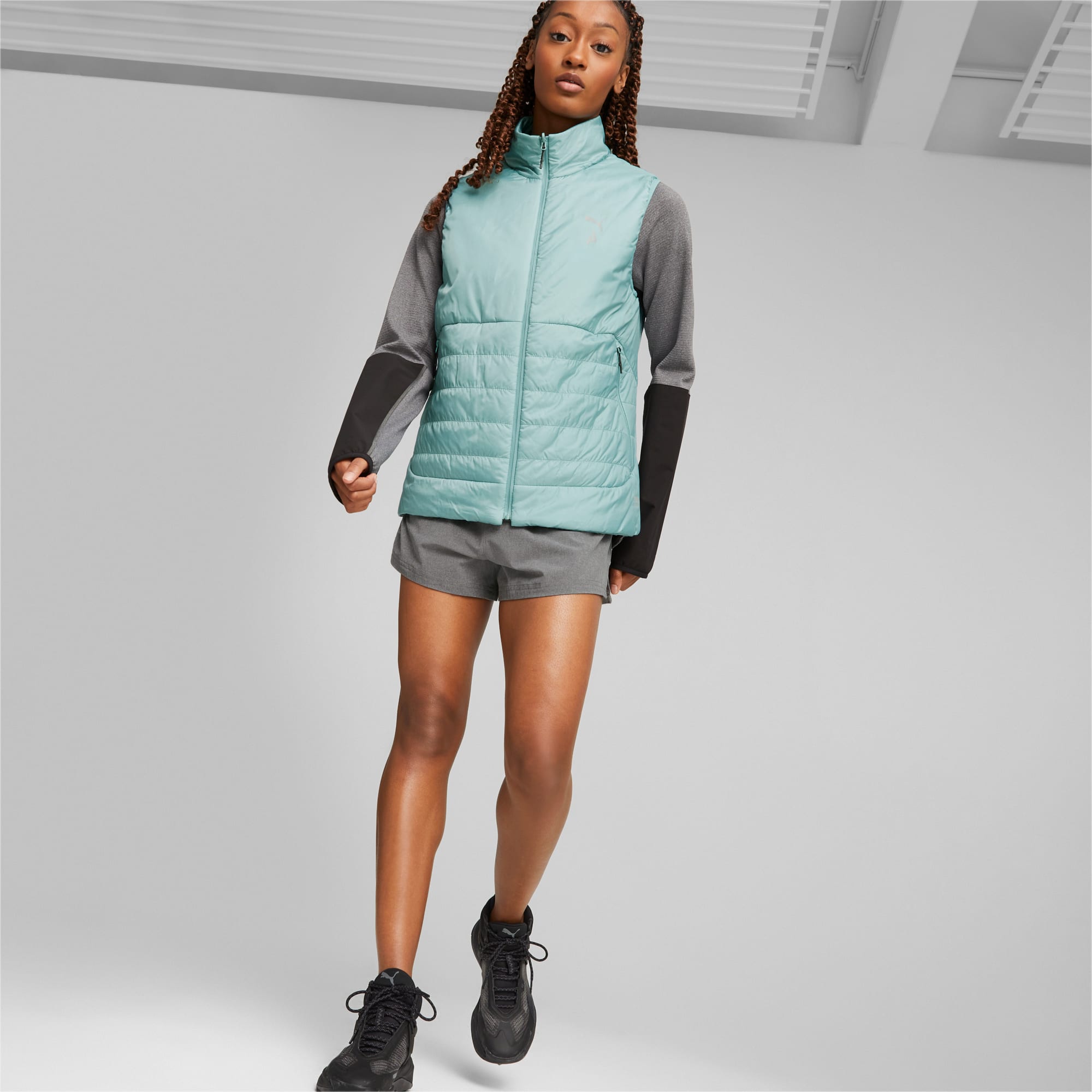 PUMA Seasons Reversible Primaloft Hiking Vest Women Women's Jacket, Adriatic, Size XS, Clothing