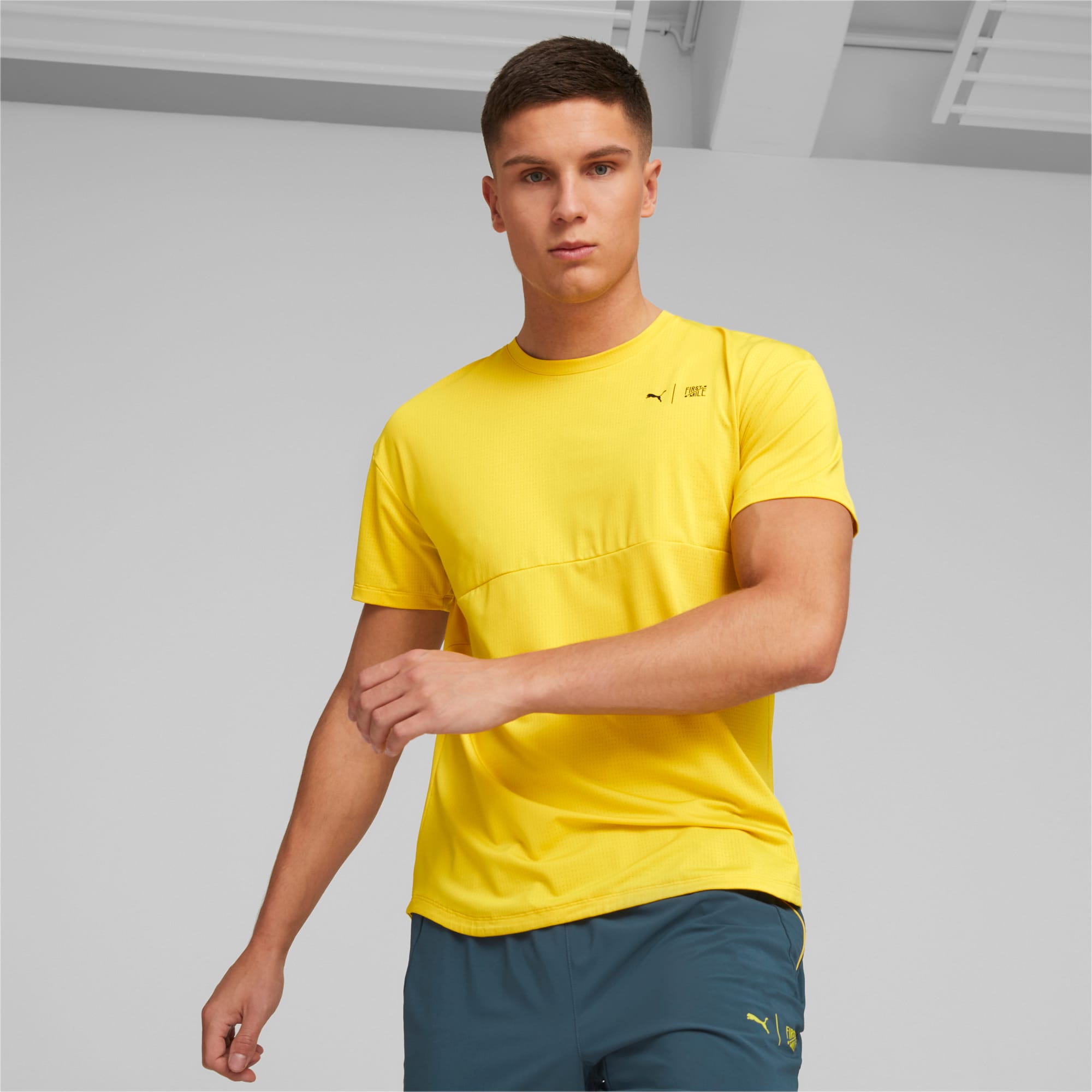 PUMA X First Mile Commercial Hardloop-T-shirt Voor Heren, Fresh Pear