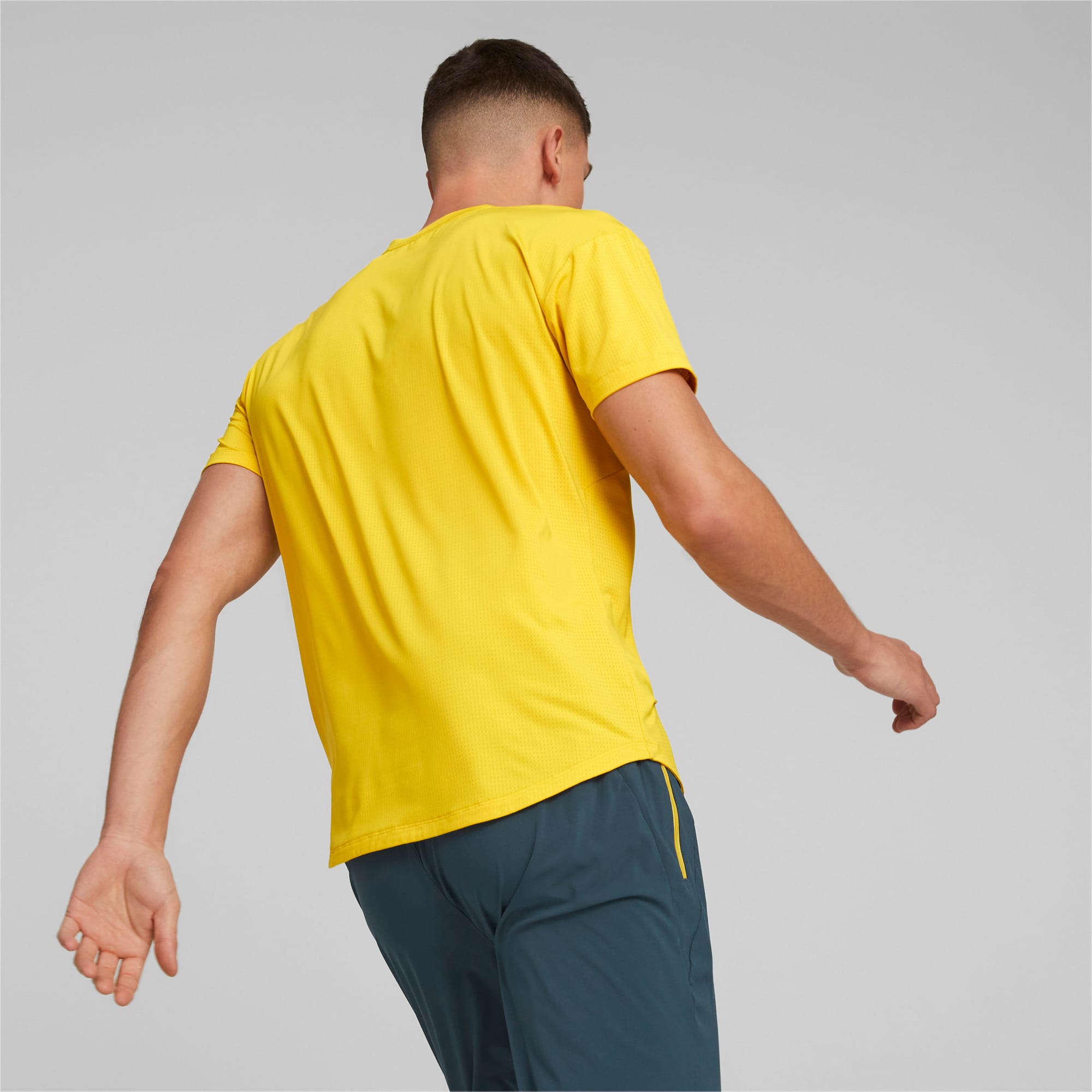 T-Shirt Da Running PUMA X First Mile Commercial Da Uomo, Giallo/Altro