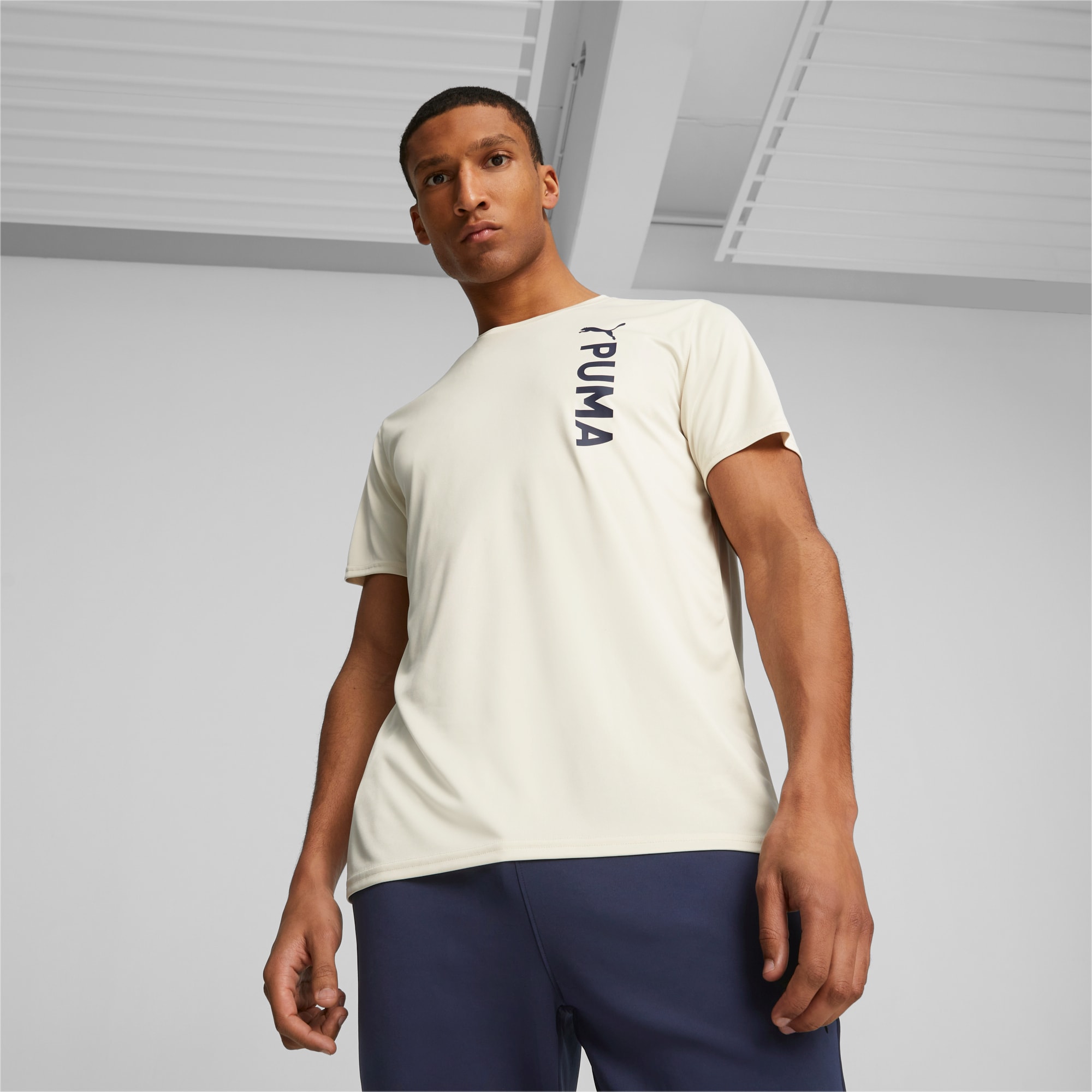 PUMA FIT Trainings-T-Shirt Herren, Mehrfarbig, Größe: XL, Kleidung