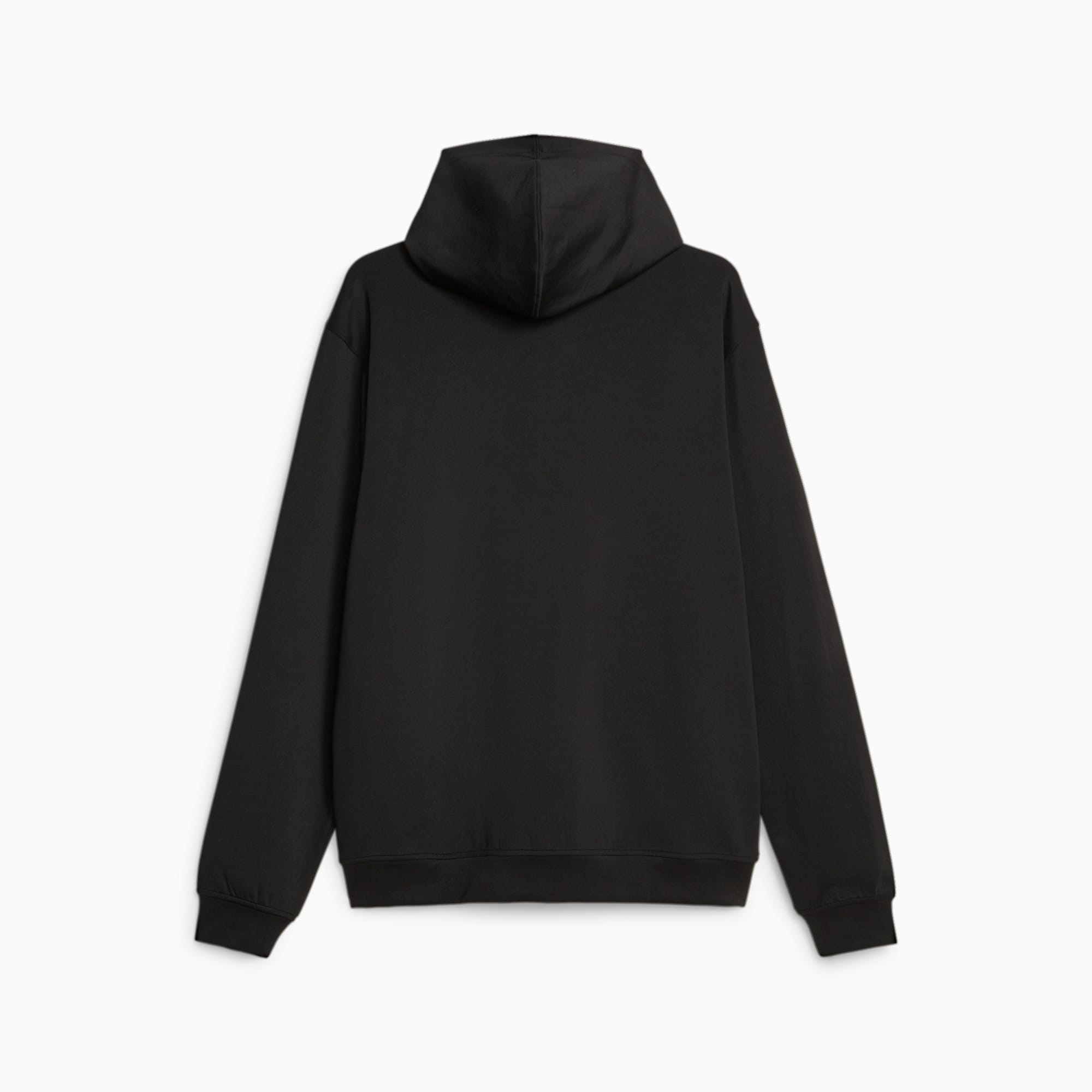 PUMA Fit dubbelgebreide hoodie met rits voor Heren, Geel/Zwart