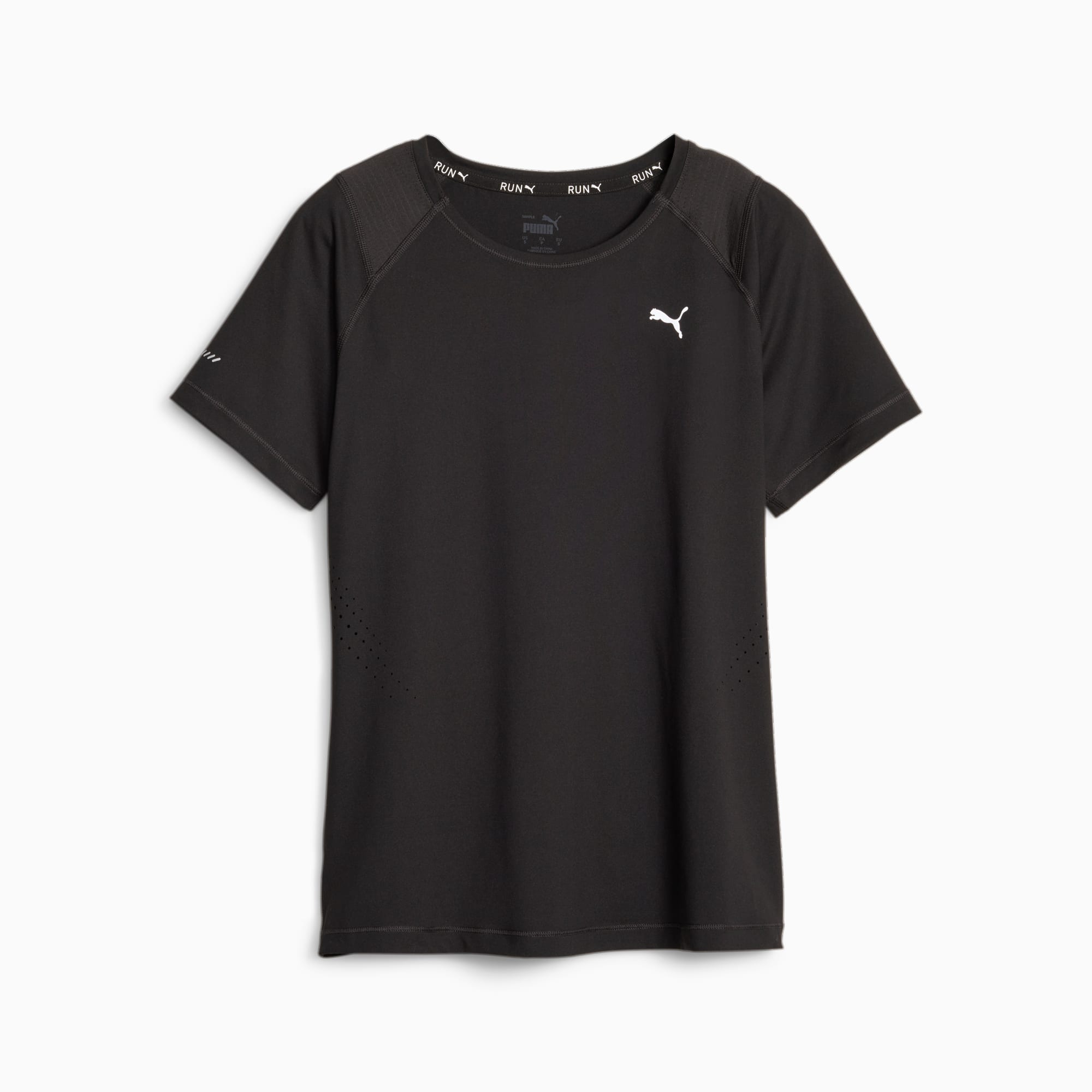 PUMA T-Shirt De Running RUN CLOUDSPUN Femme, Noir