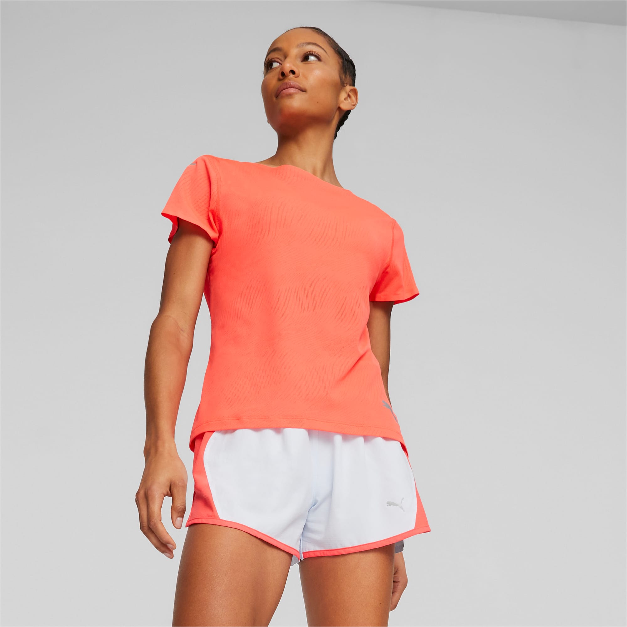 PUMA Ultraspun Lauf-T-Shirt Damen, Rosa, Größe: S, Kleidung