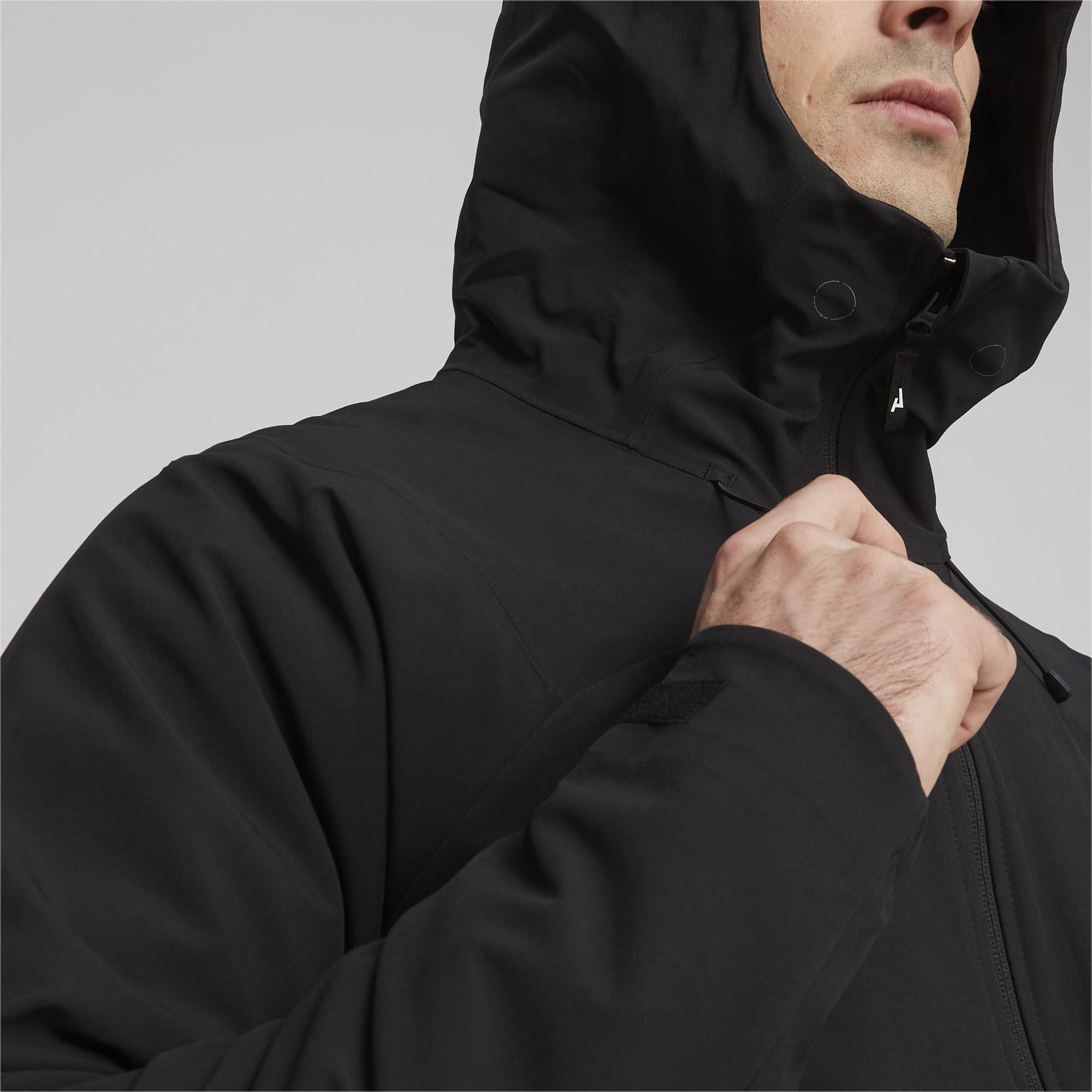 PUMA Seasons Men's Softshell Running Jacket, Black