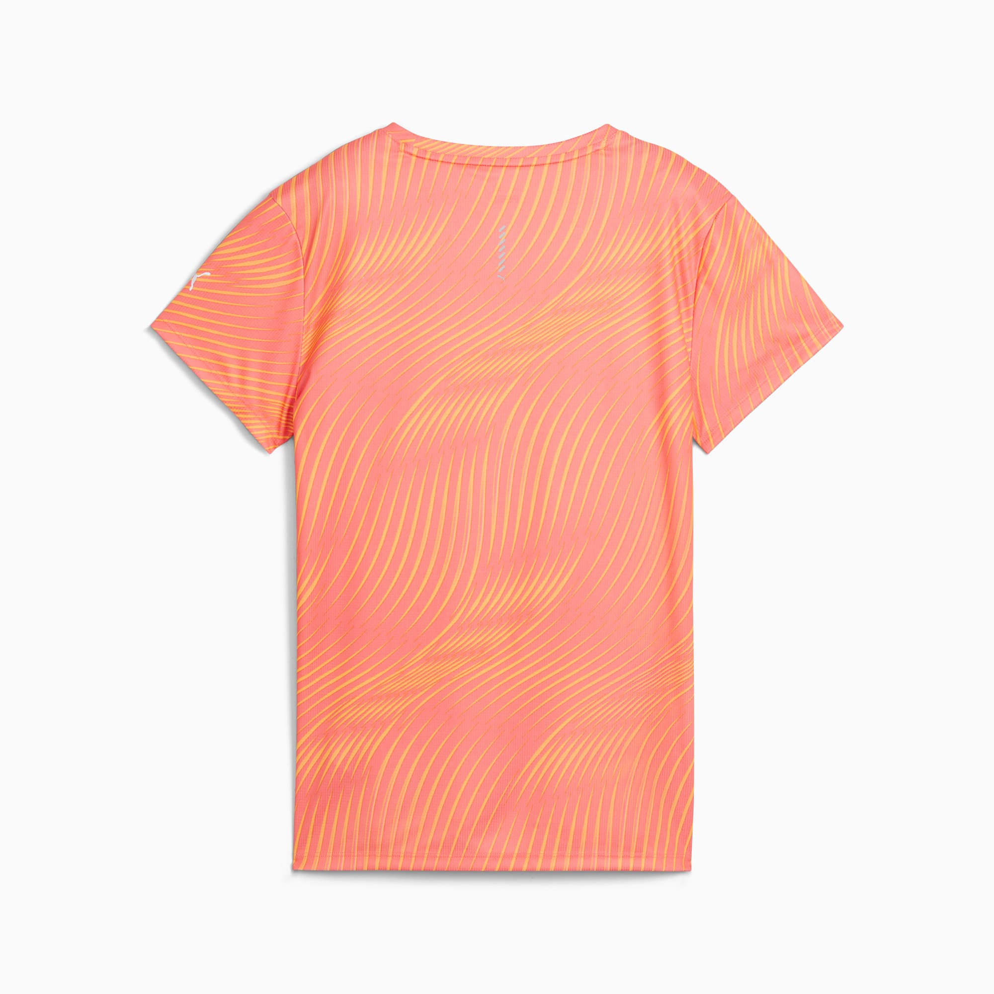 PUMA Run Favorite T-shirt voor Dames, Sunset Glow-Sun Stream