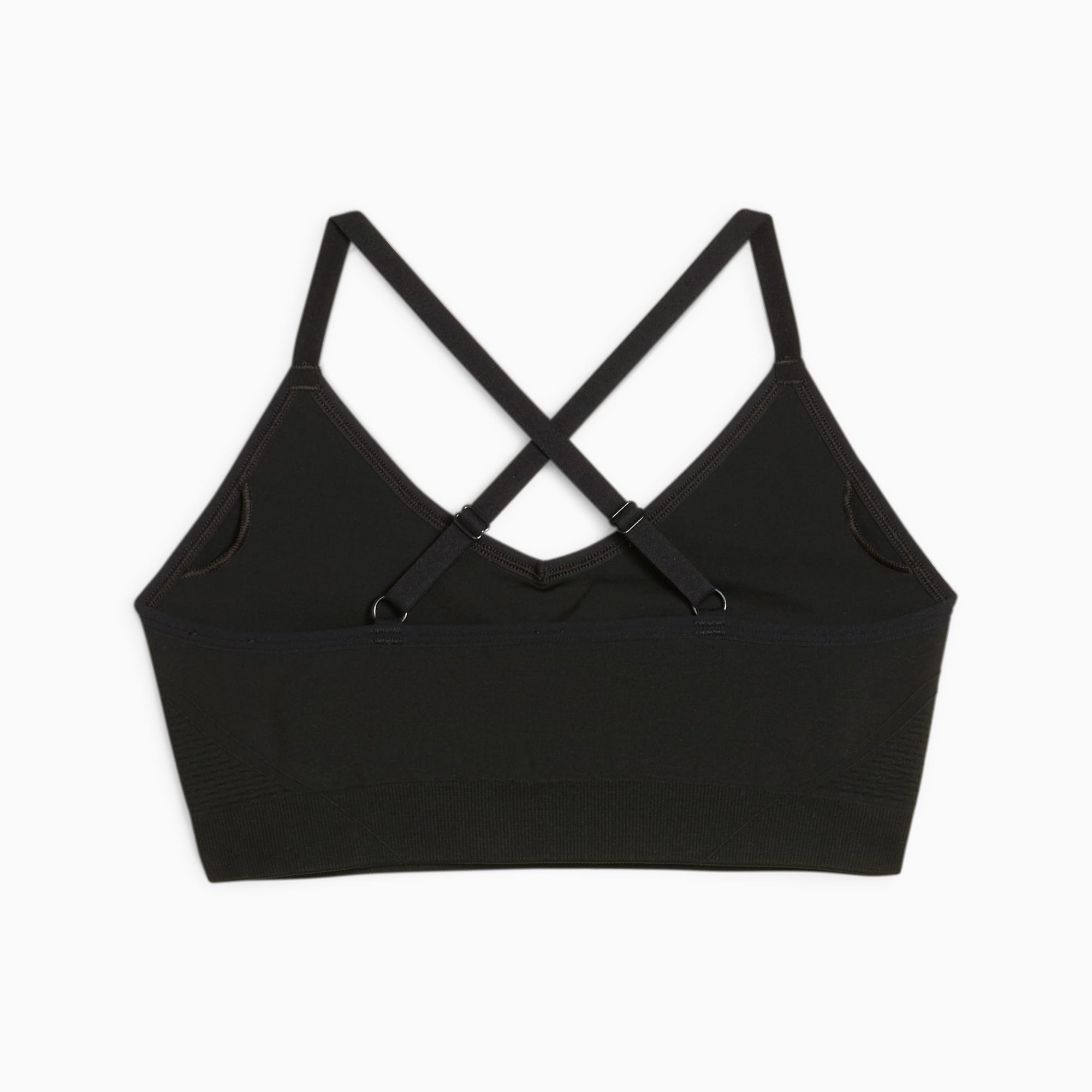 PUMA MOVE SHAPELUXE SEAMLESS BRA voor Dames, Zwart