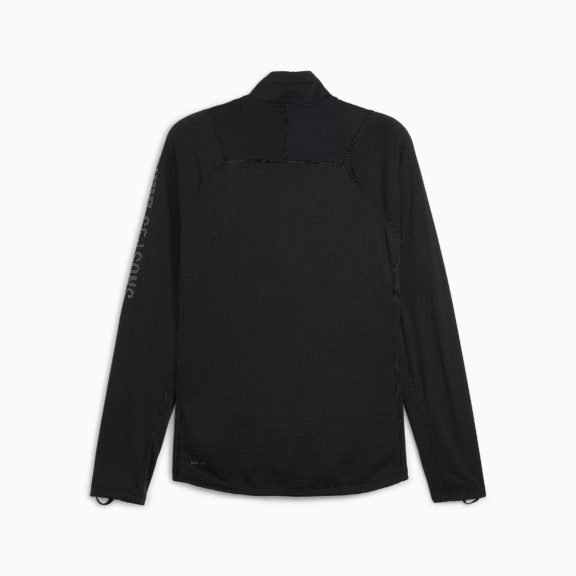 PUMA Seasons Long Sleeve Men's Running Shirt, Black, Size XS, Clothing