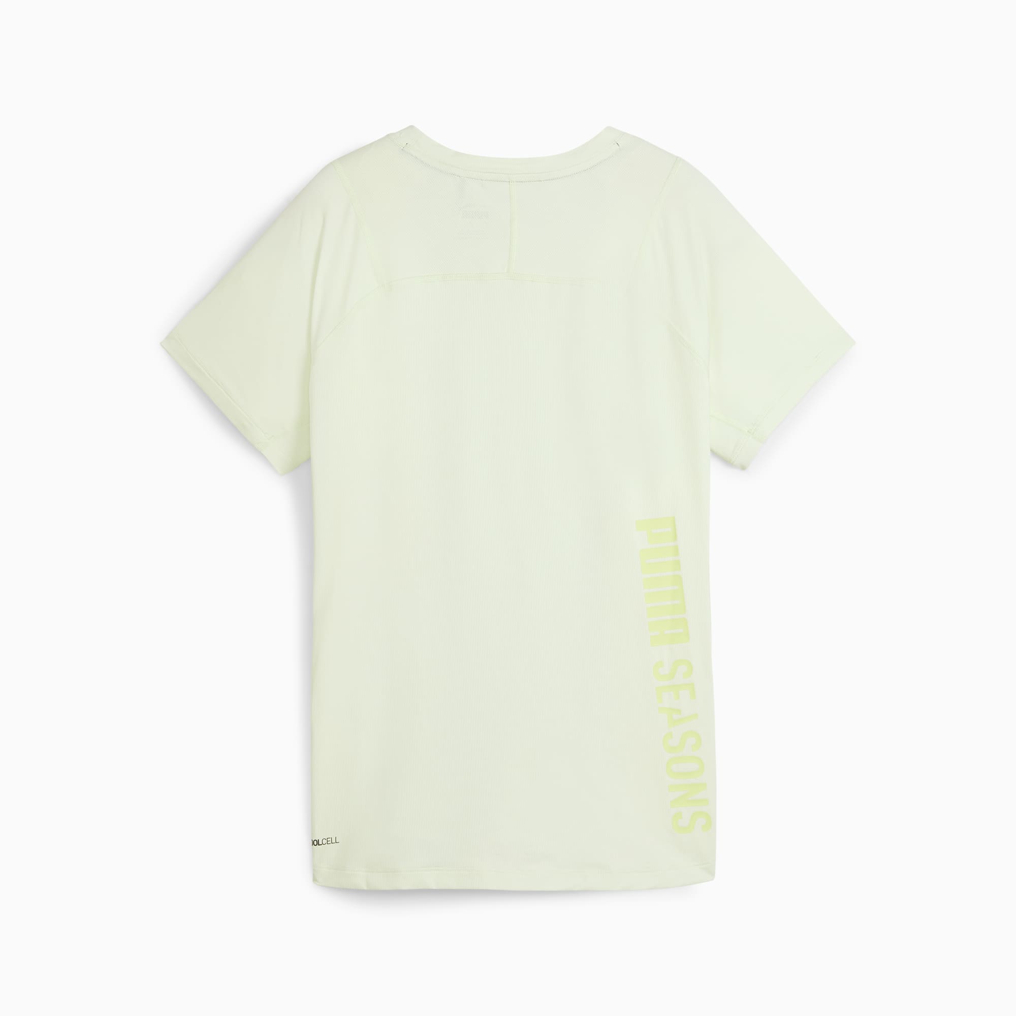PUMA SEASONS cool trailshirt met korte mouwen voor Dames, Groen