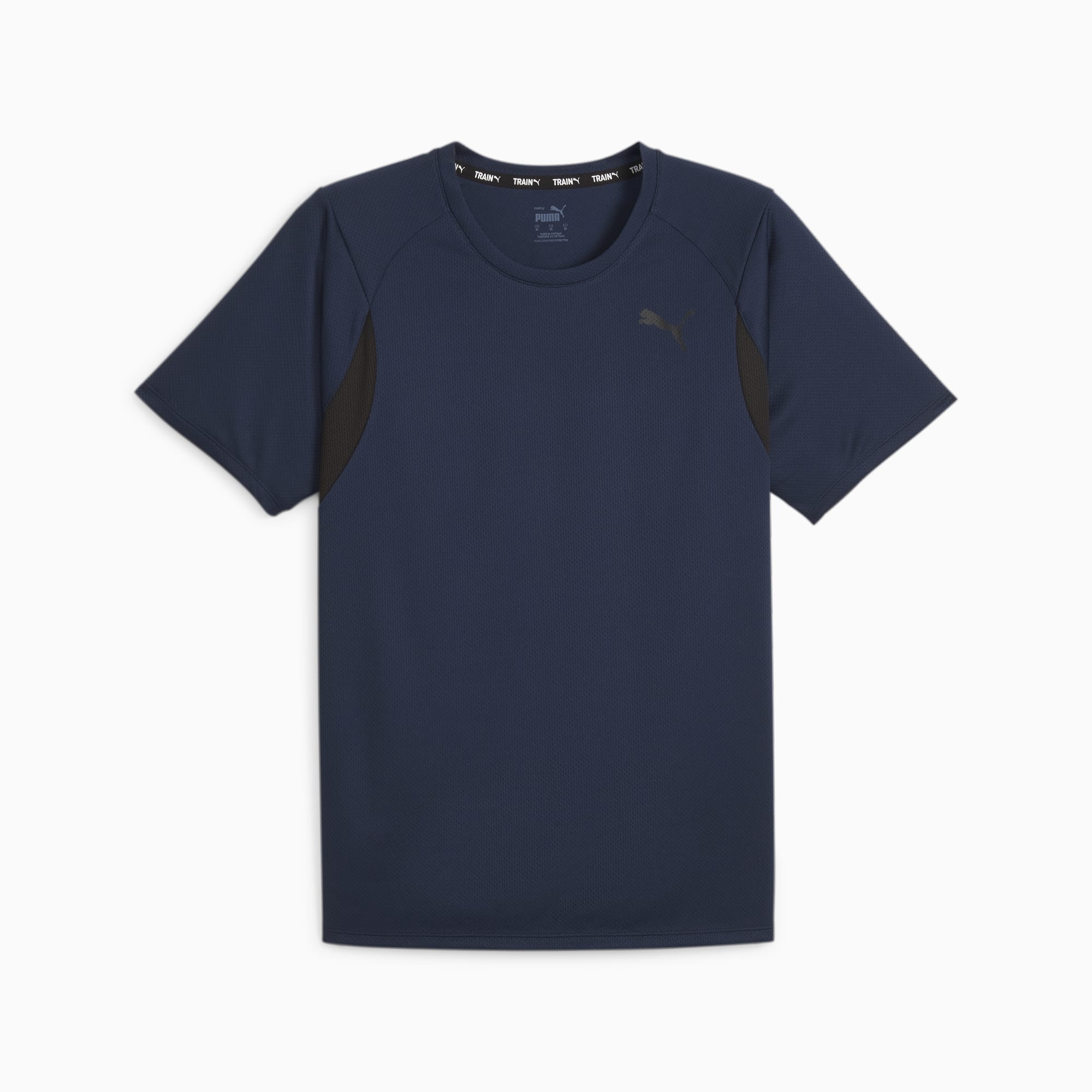 PUMA Fit Ultrabreathe Men's T-Shirt, Dark Blue, Size XS, Clothing