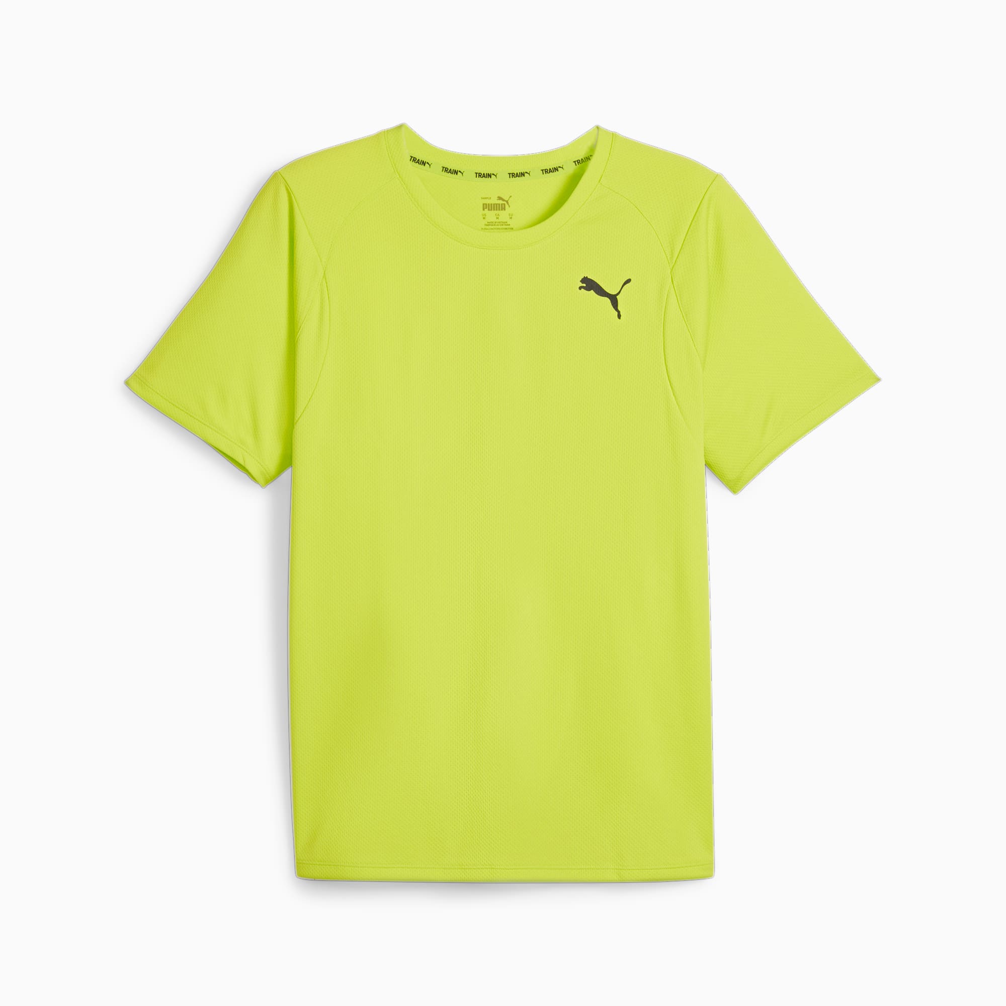 PUMA Fit Ultrabreathe Men's T-Shirt, Lime Pow, Size XS, Clothing
