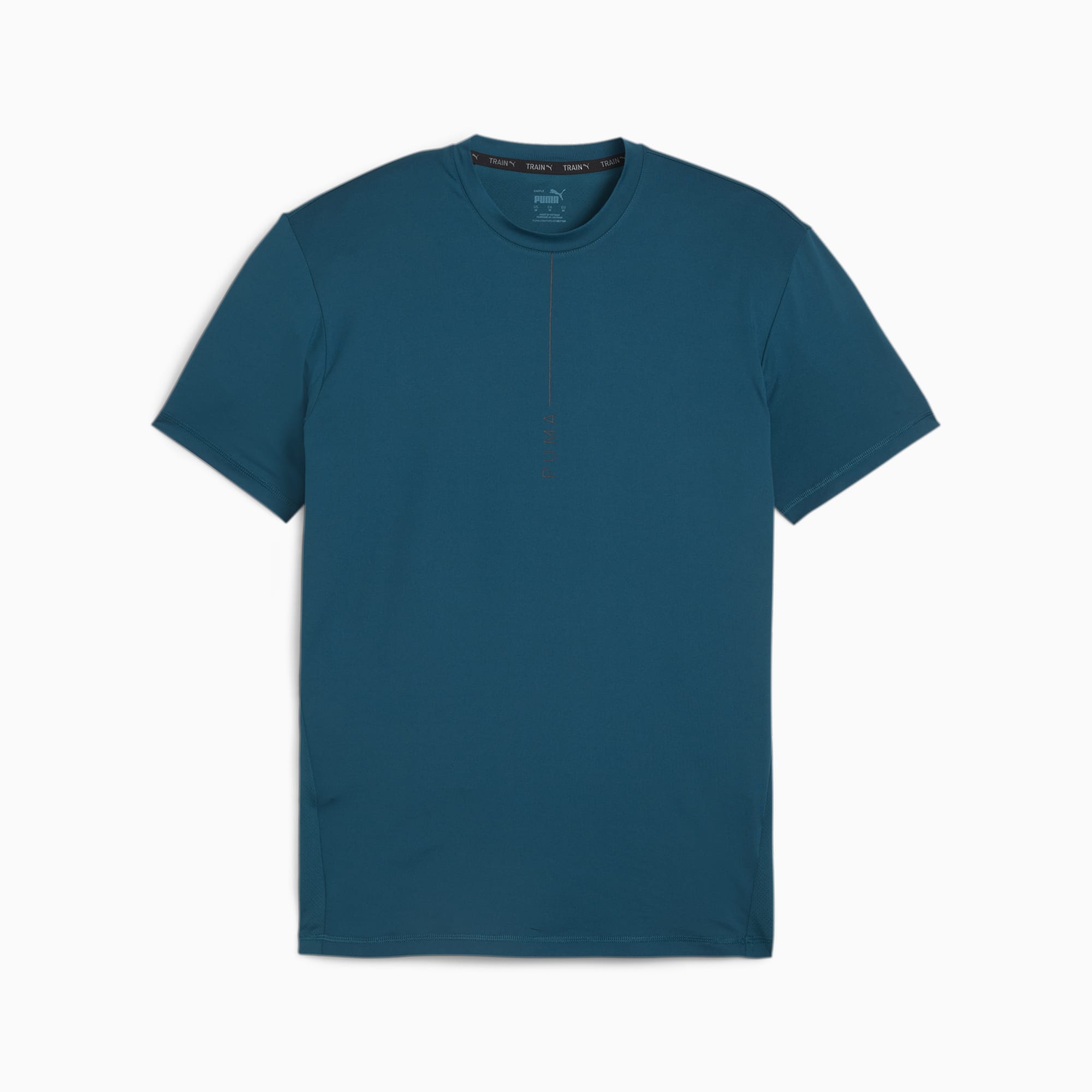 PUMA Yogini Lite Mesh-T-Shirt Herren, Blau, Größe: XS, Kleidung