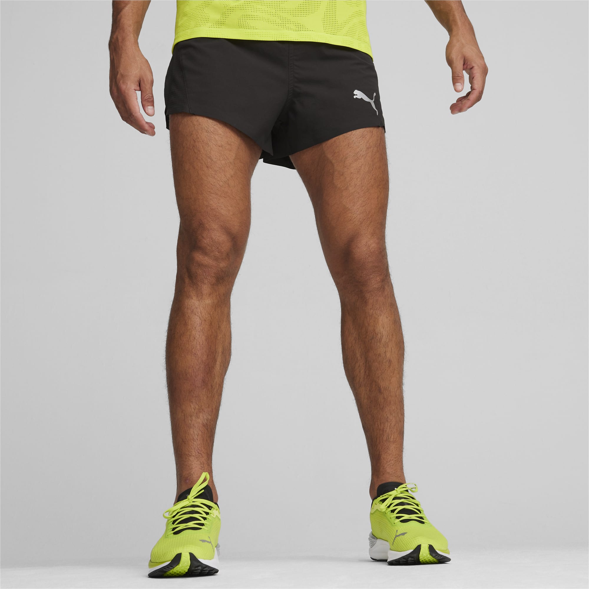 PUMA Run Velocity Men's 3 Running Shorts, Black, Size XS, Clothing