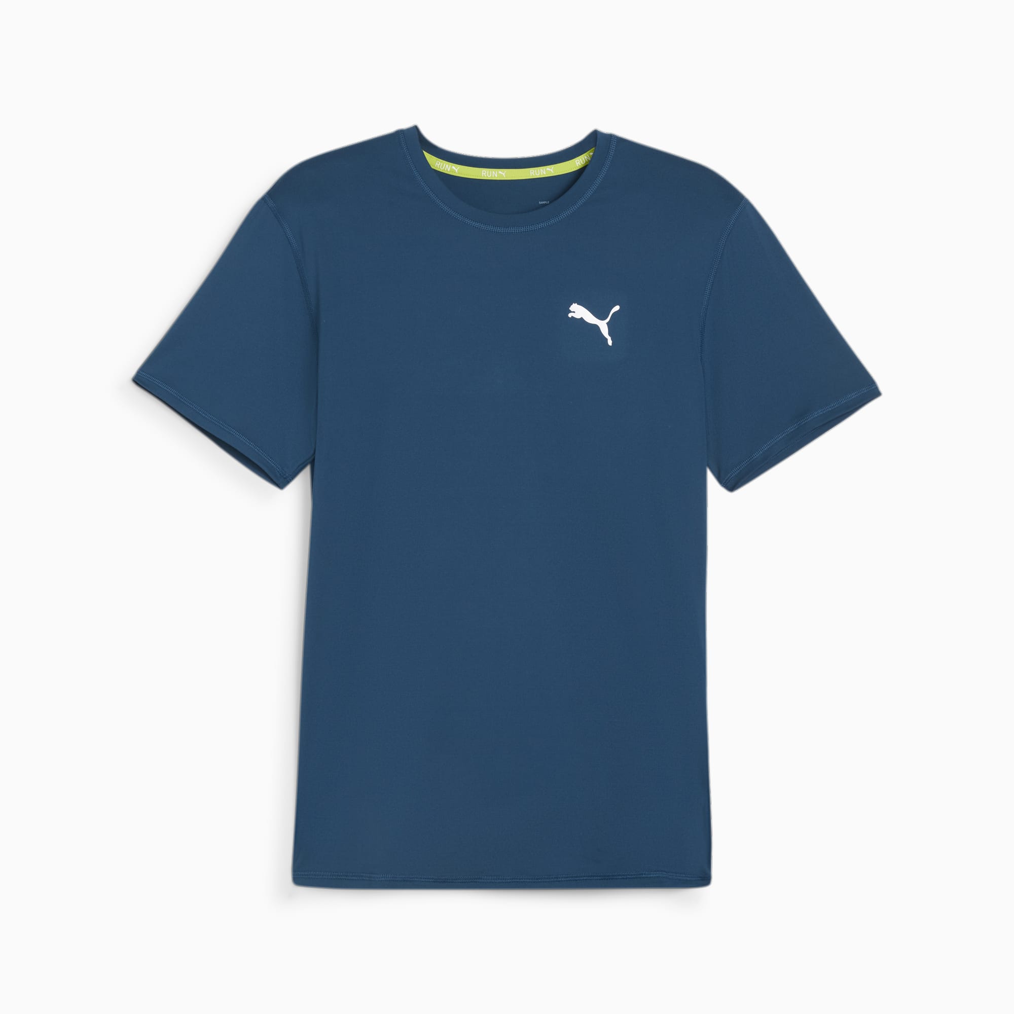 PUMA Run Cloudspun Short Sleeve Men's Running Tee Shirt, Ocean Tropic, Size XS
