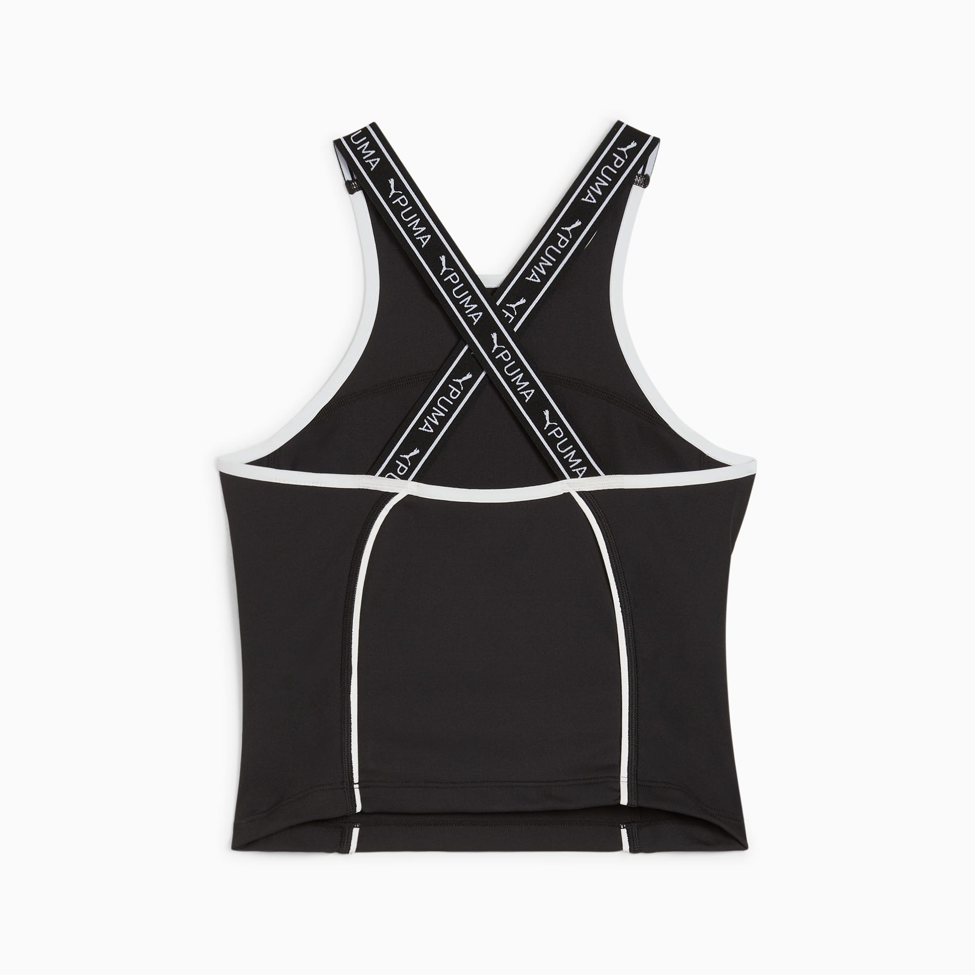 PUMA FIT nauwsluitende tanktop voor Dames, Zwart