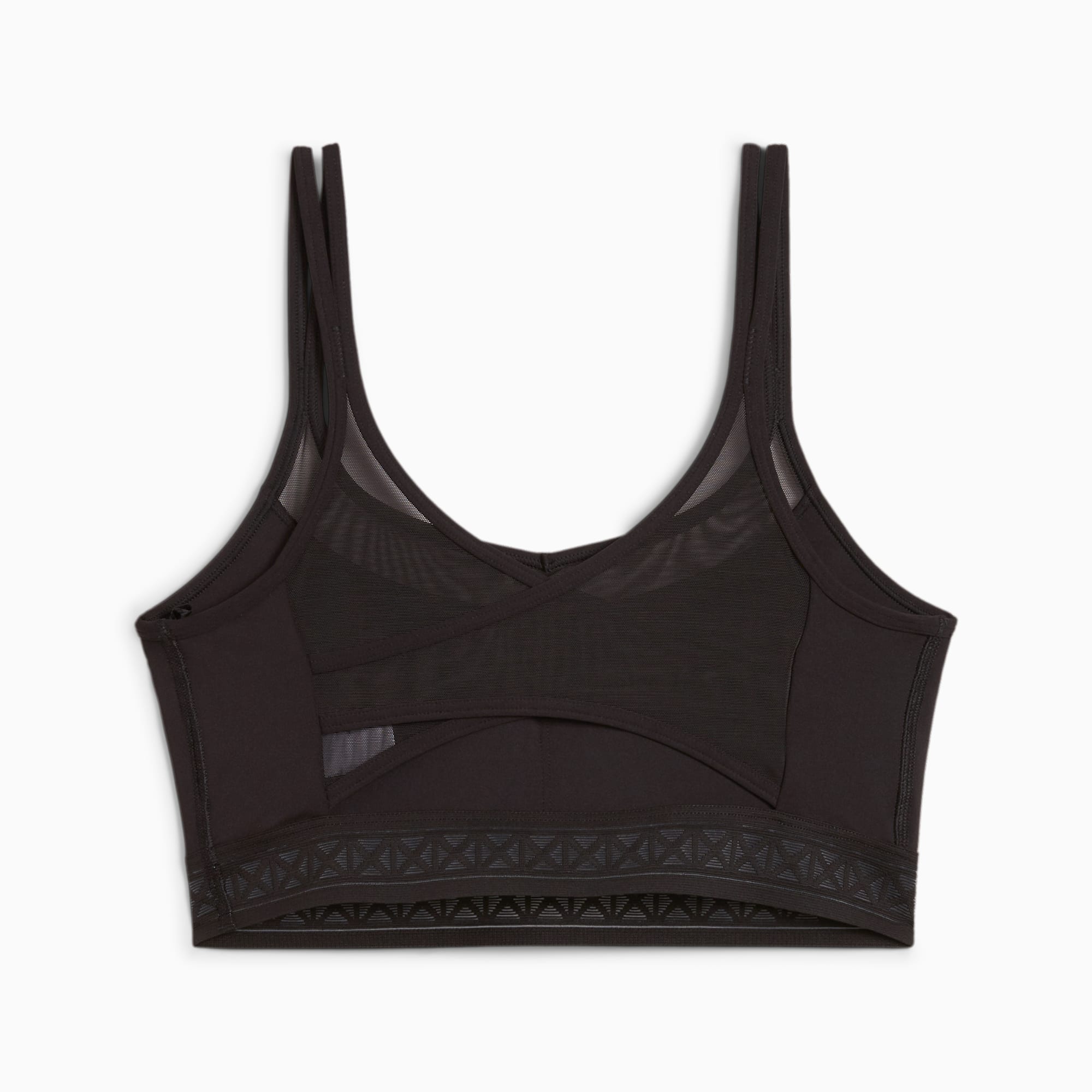 PUMA x PAMELA REIF mesh trainingsbeha voor Dames, Zwart