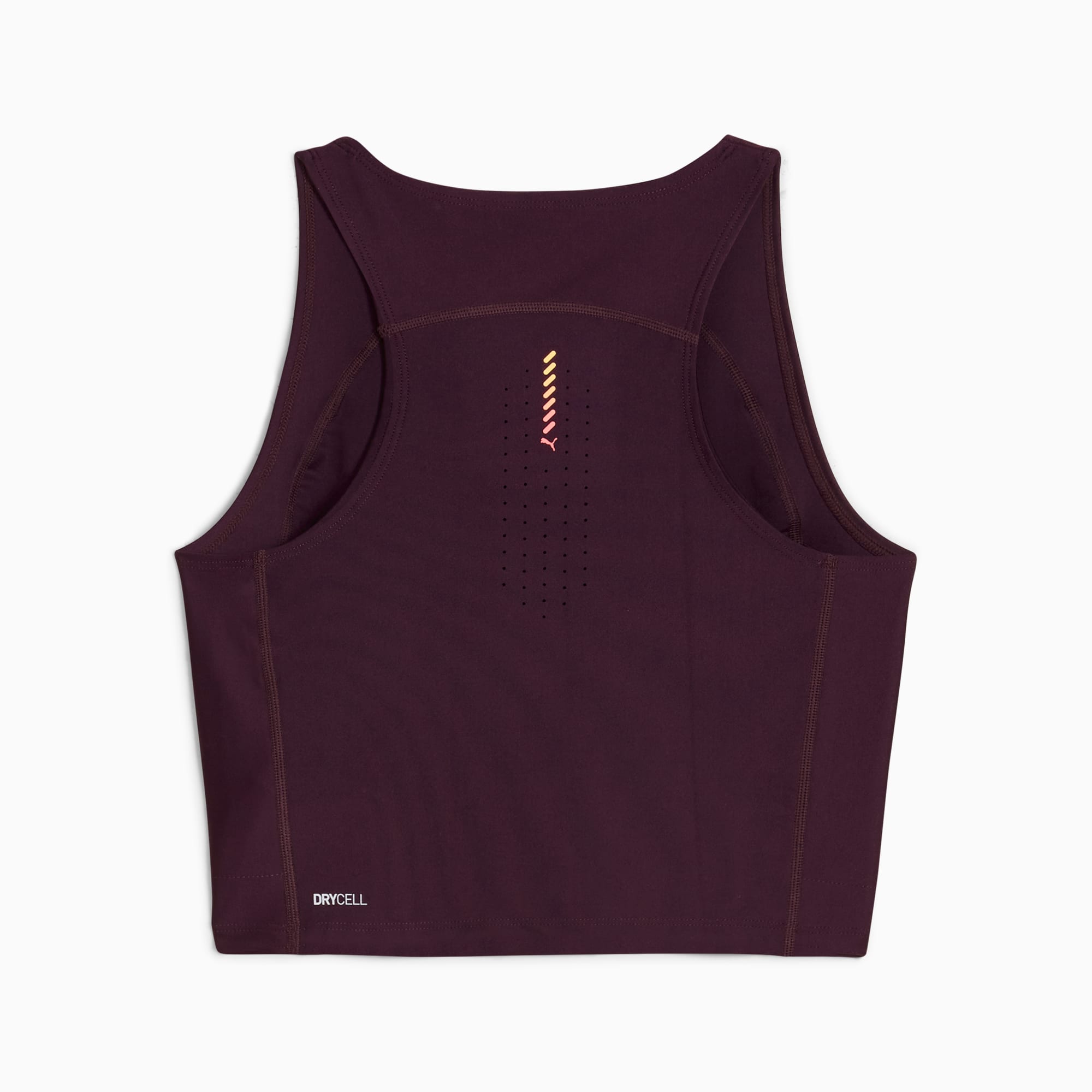 PUMA RUN Ultraform korte tanktop voor Dames, Midnight Plum