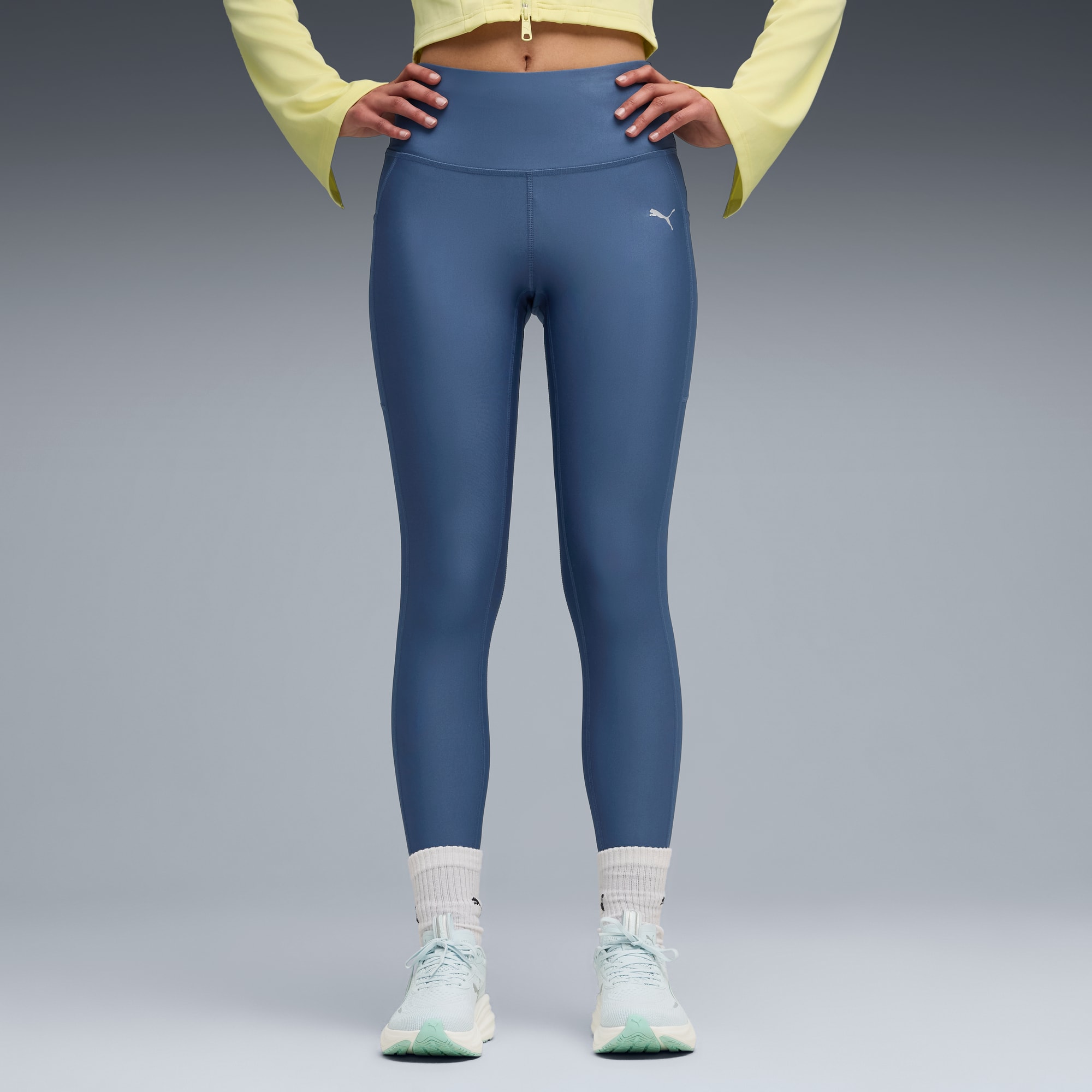 PUMA Velocity Running Tights Women, Dark Indigo, size Large