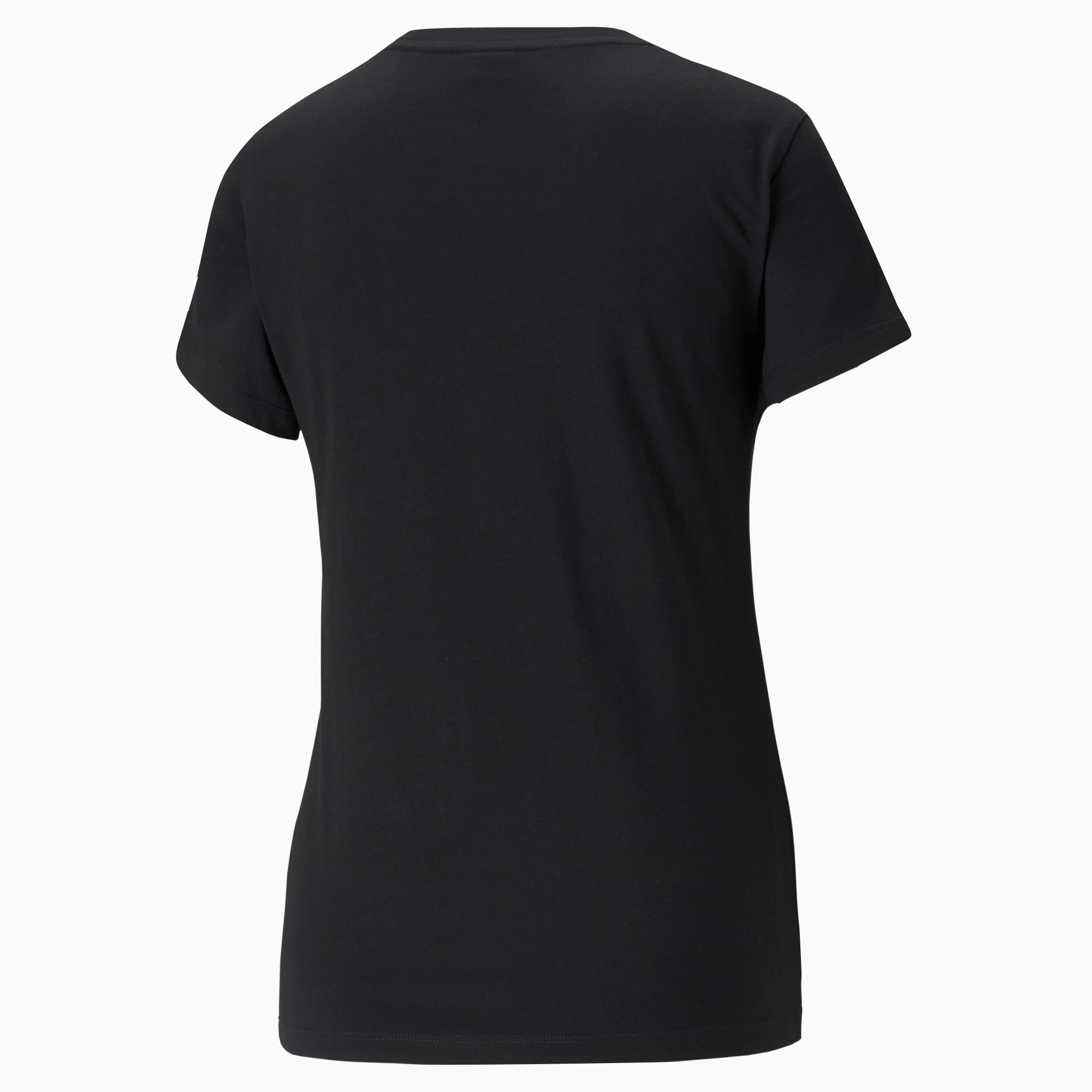 PUMA Classics T-shirt met logo dames, Zwart