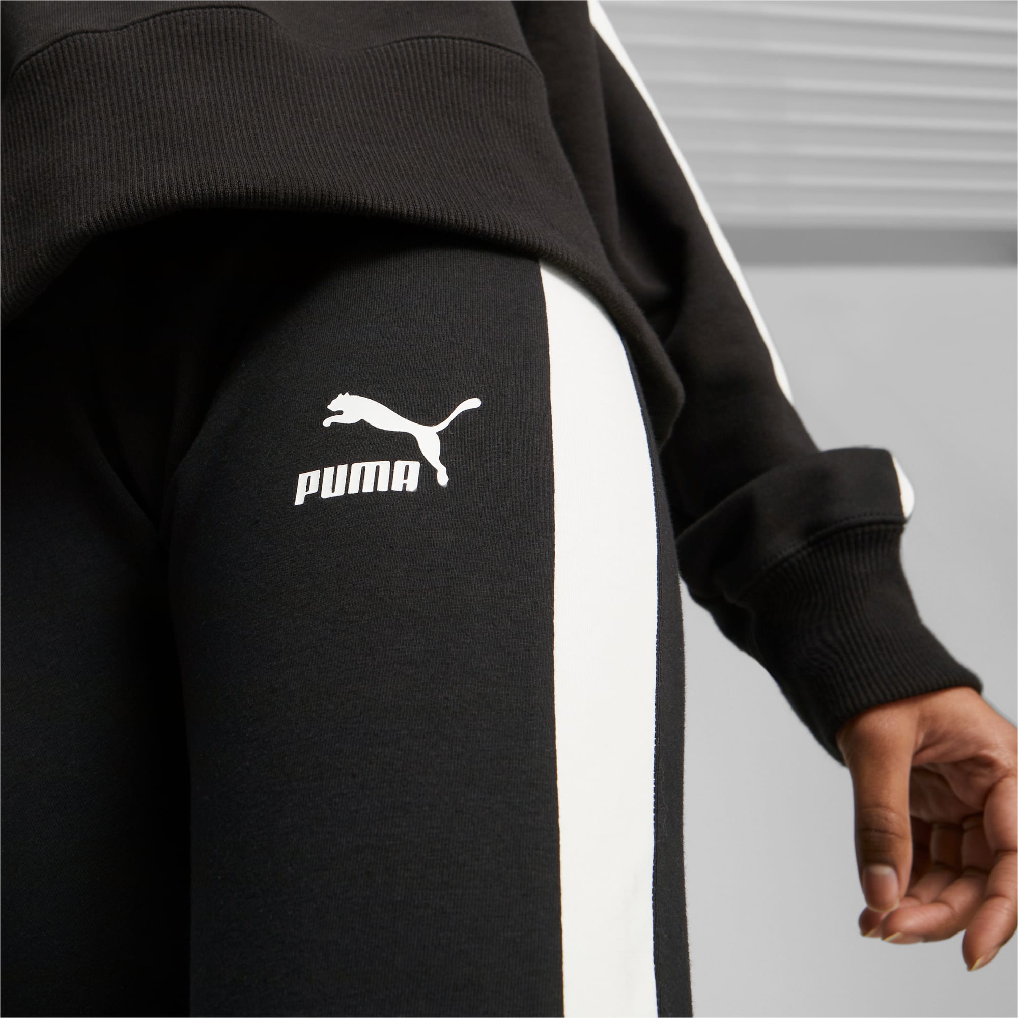 PUMA Iconic T7 Mid-Rise Leggings Damen, Schwarz, Größe: M, Kleidung