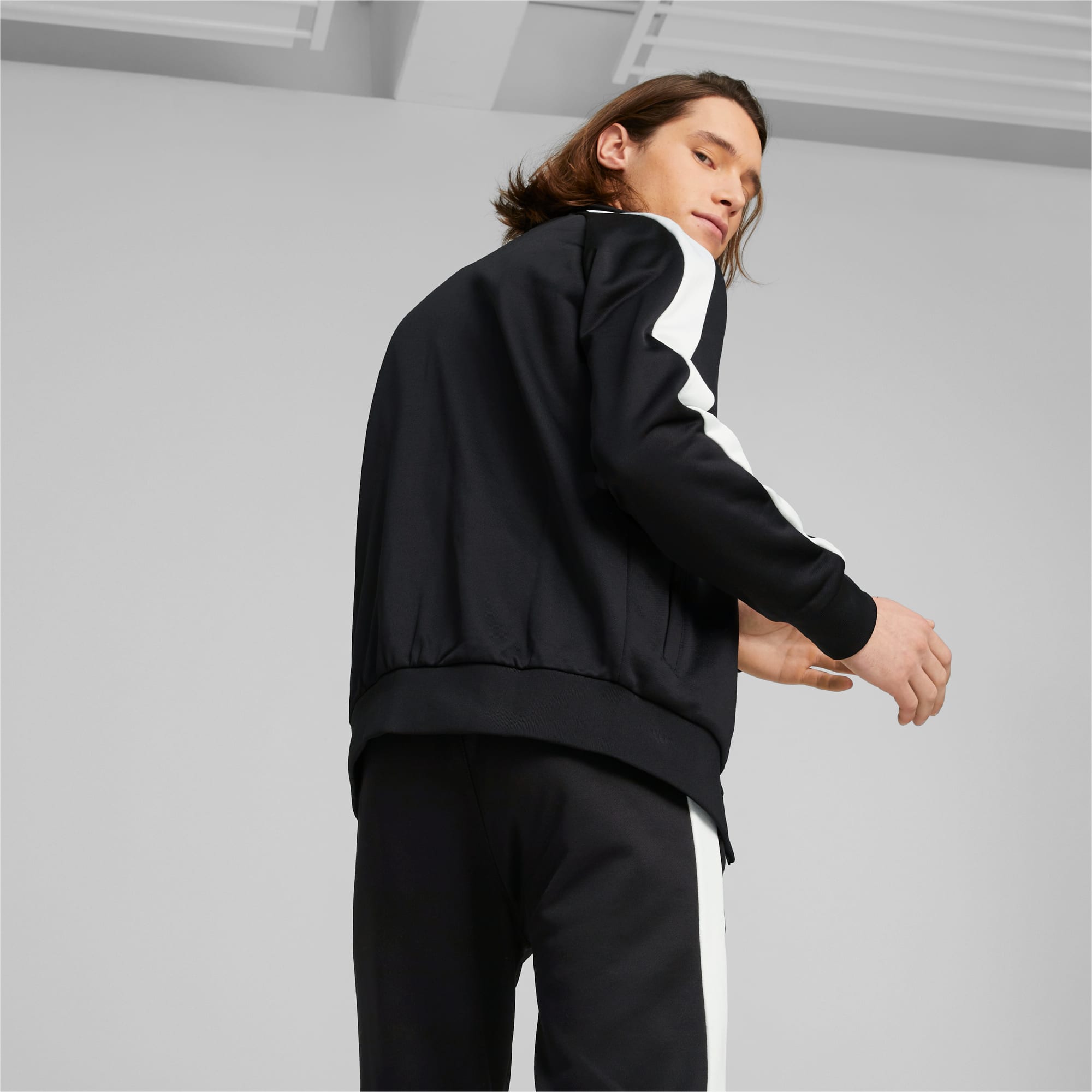 PUMA Iconic T7 Men's Track Jacket, Black, Size XXS, Clothing