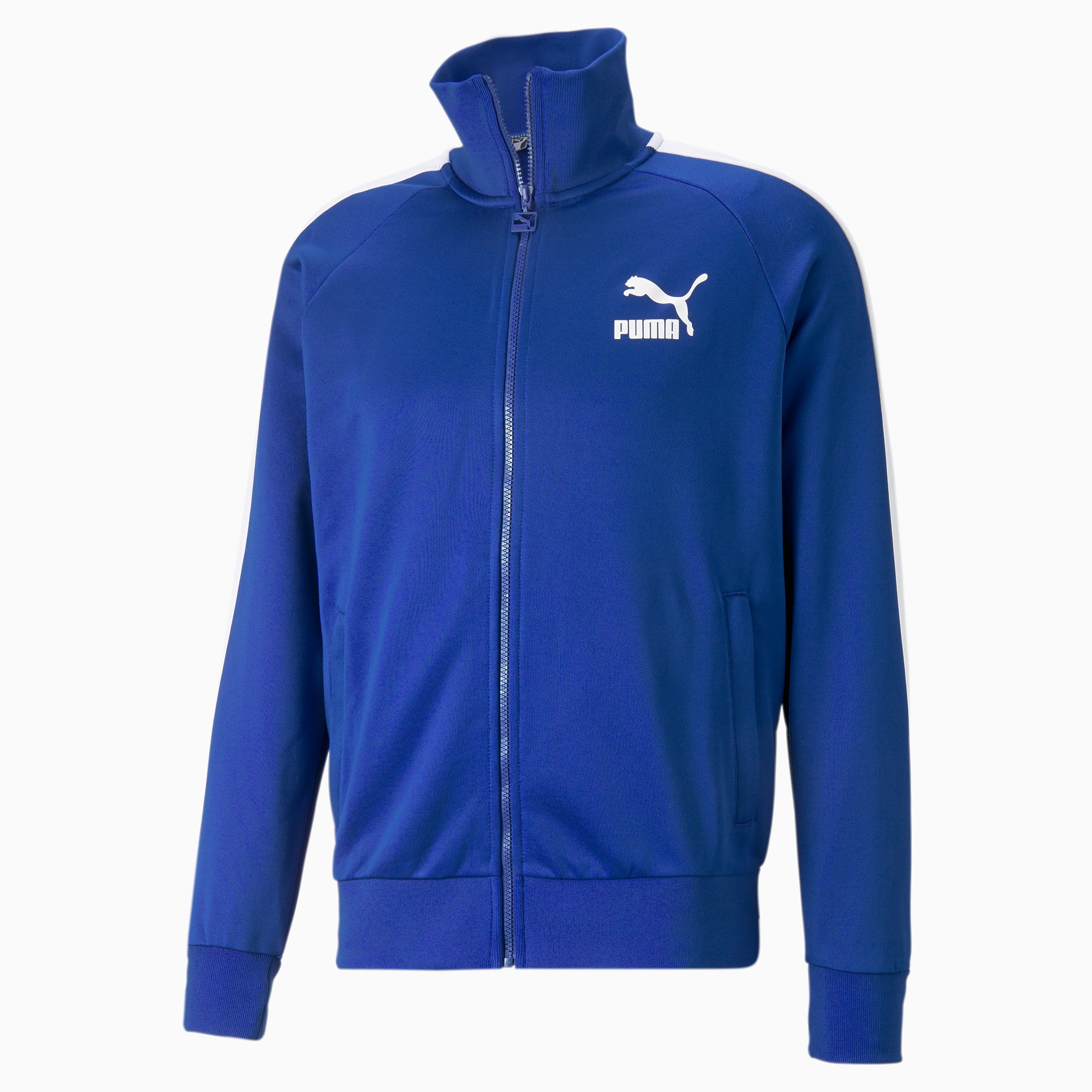 PUMA Iconic T7 Men's Track Jacket, Blue, Size XXS, Clothing