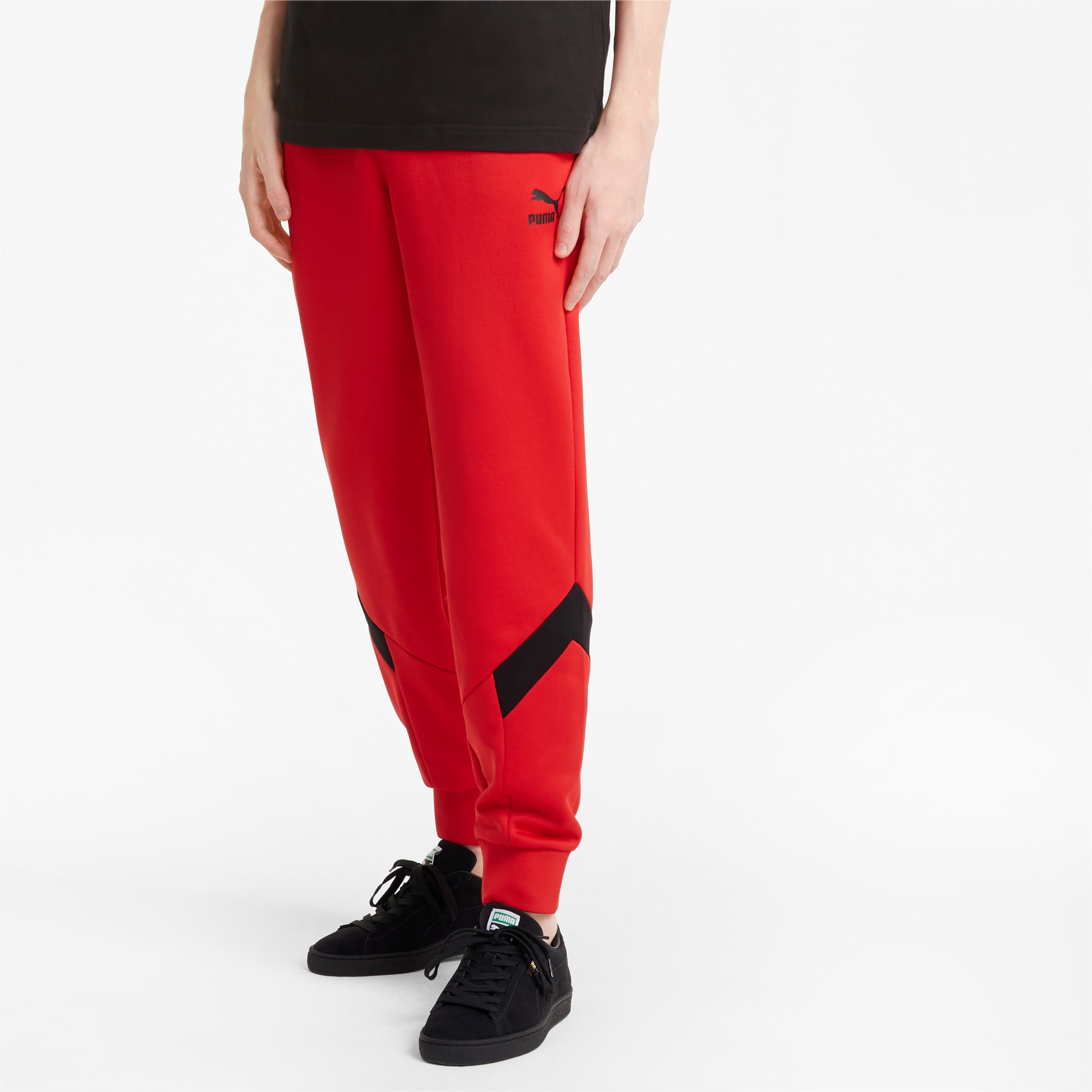 Iconic MCS trainingsbroek heren, Rood, Maat XXS | PUMA