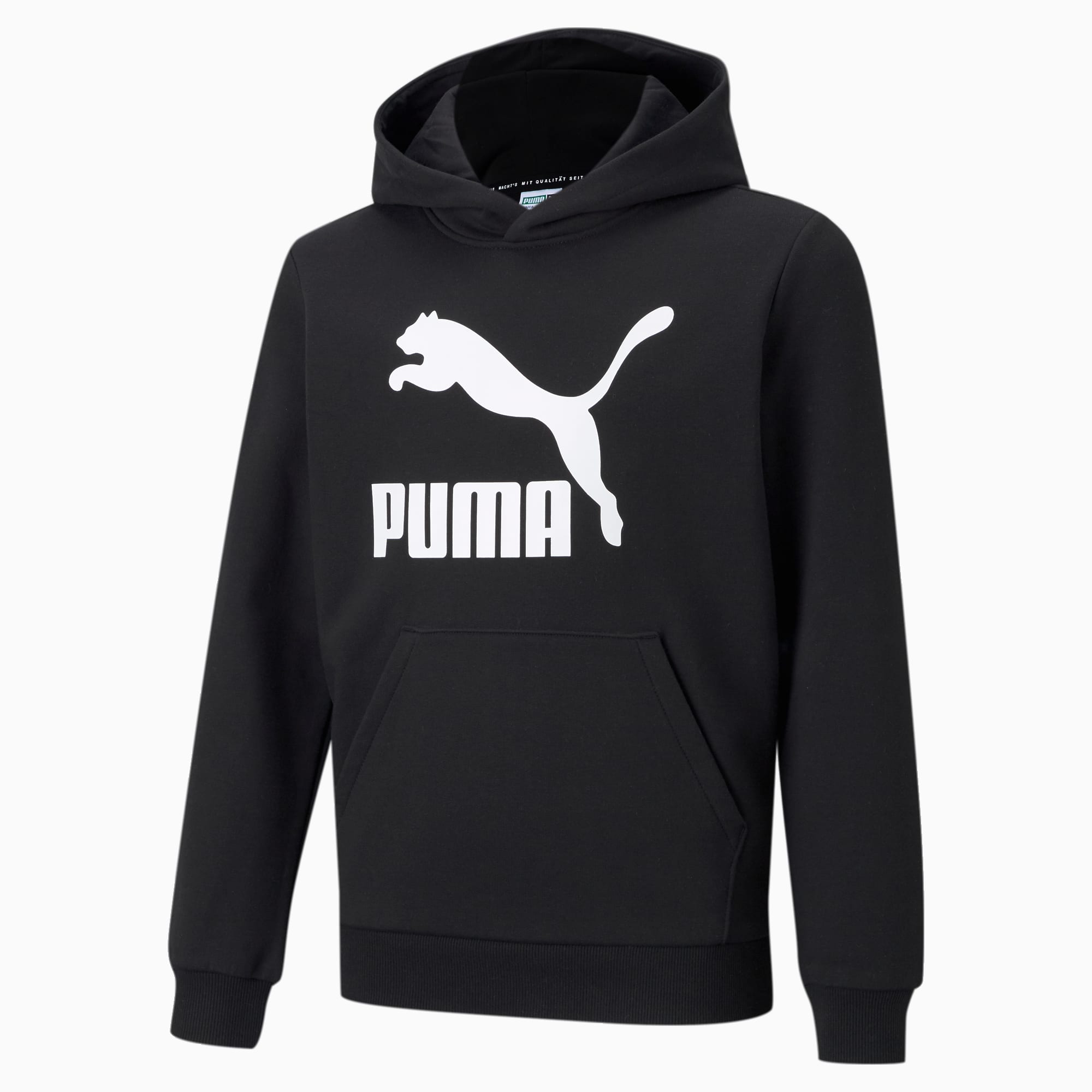 PUMA Classics Logo hoodie jongeren, Zwart