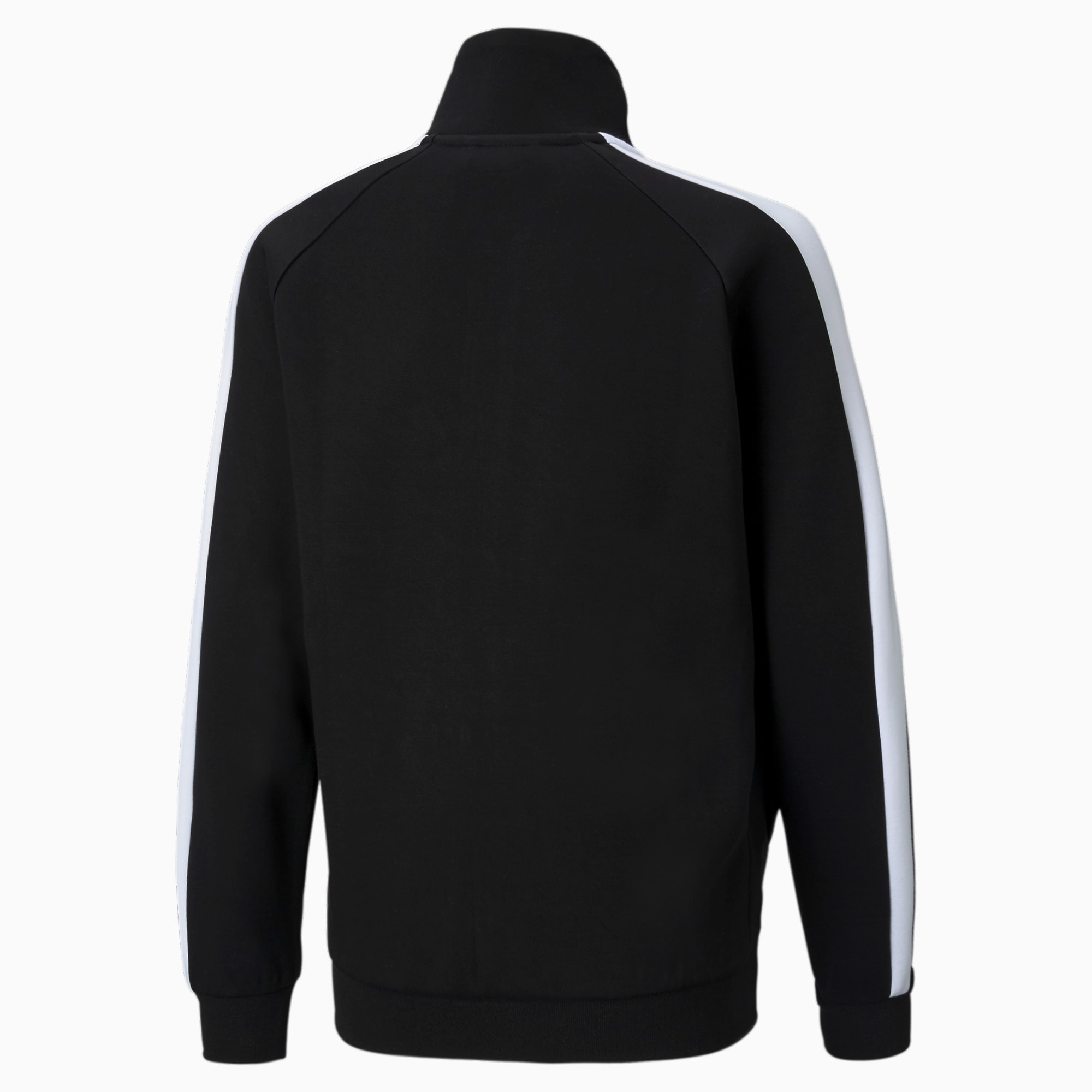 PUMA Iconic T7 Youth Track Jacket, Black/White, Size 140, Clothing