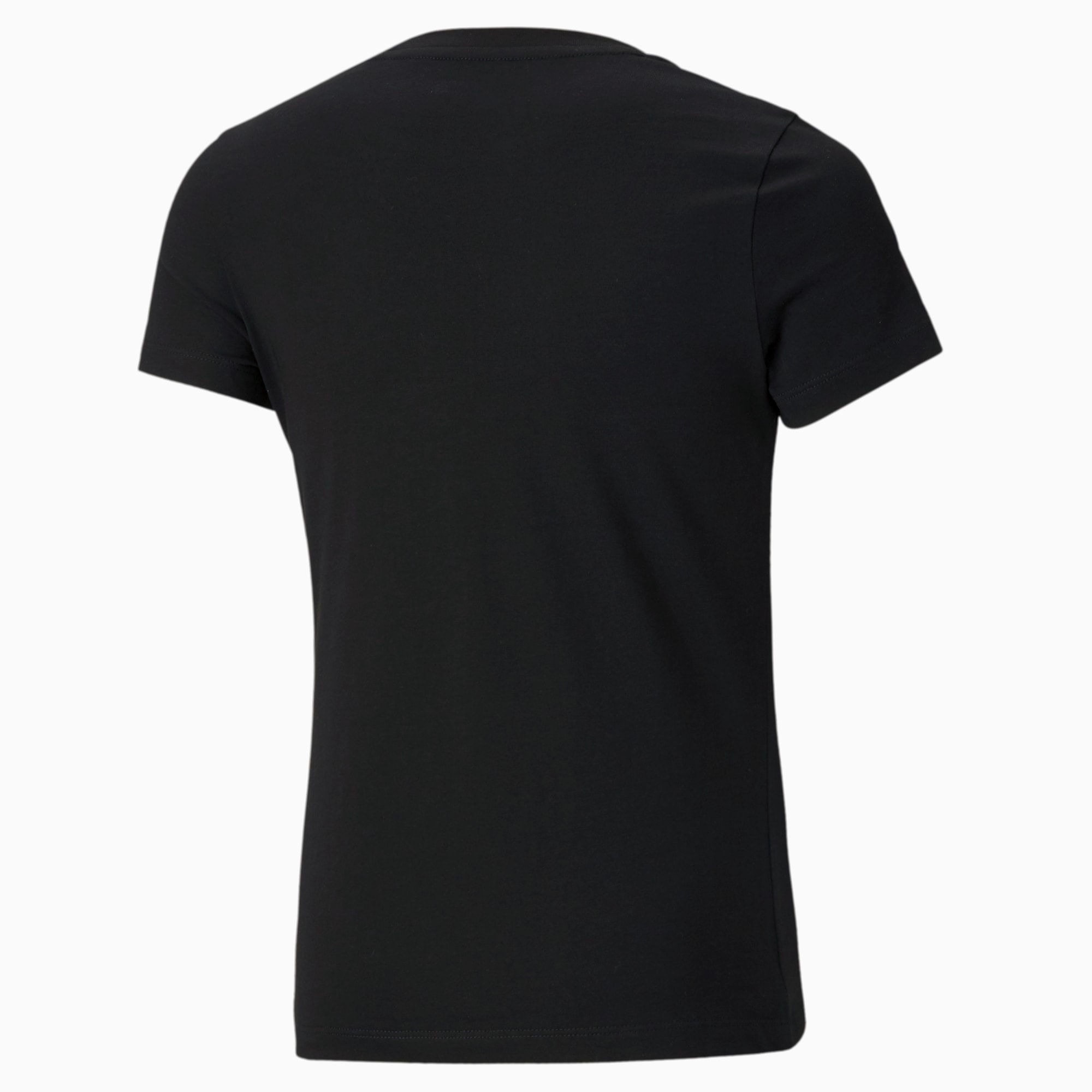 PUMA Classics Logo Jugend T-Shirt Für Kinder, Schwarz, Größe: 104, Kleidung