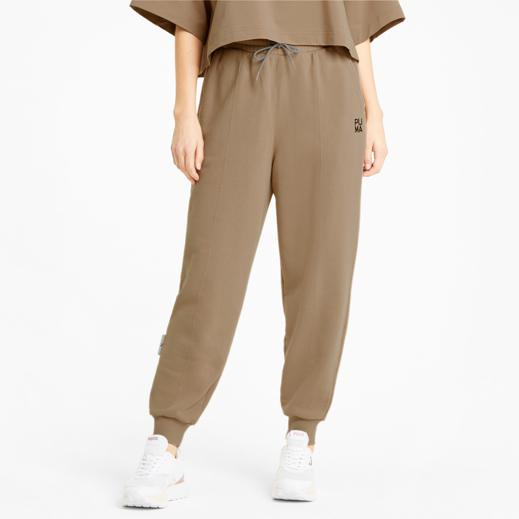 PUMA Pantalon de survêtement Infuse femme, Taille L, Vêtements