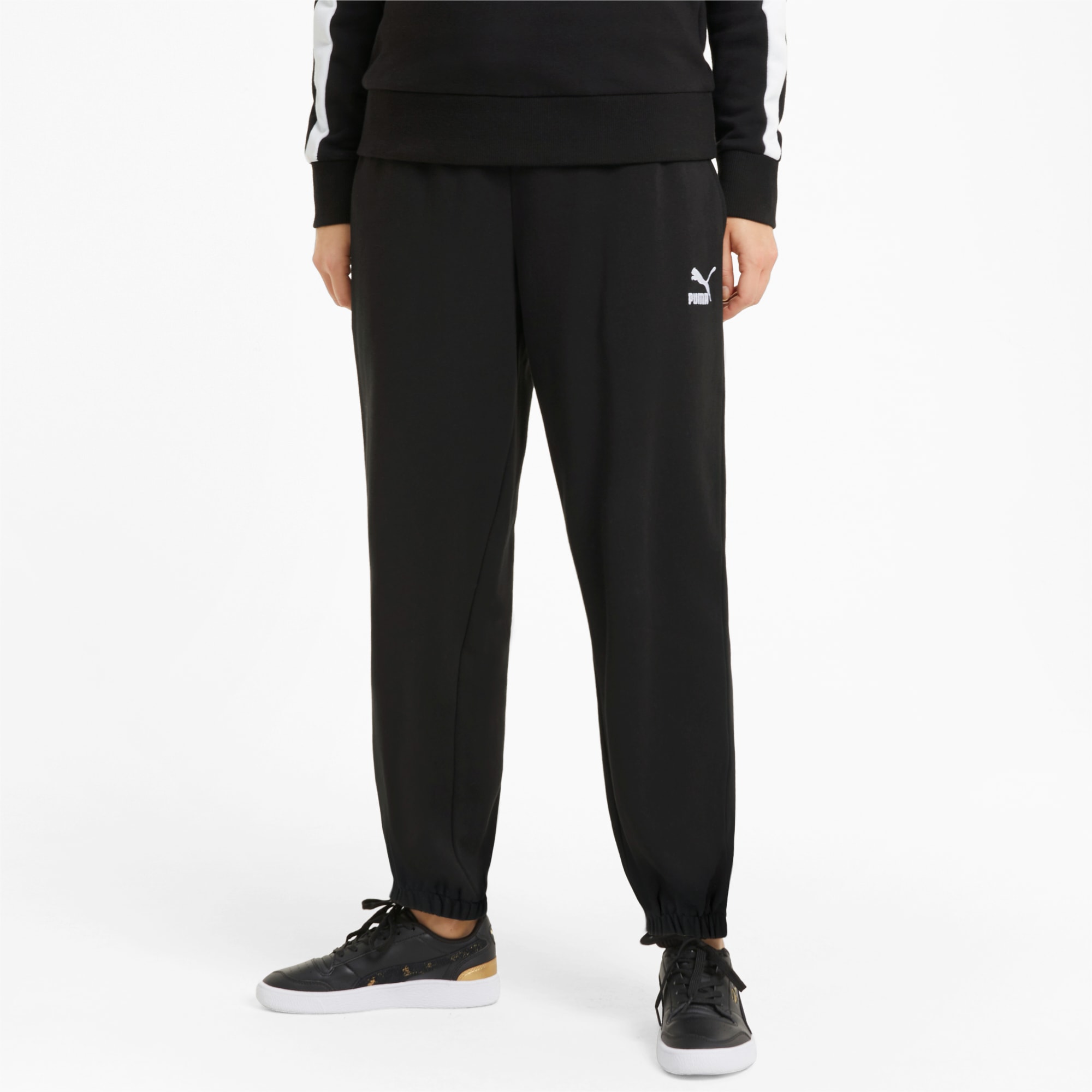 PUMA Pantalon de survêtement décontracté Classics femme, Noir, Taille XS, Vêtements